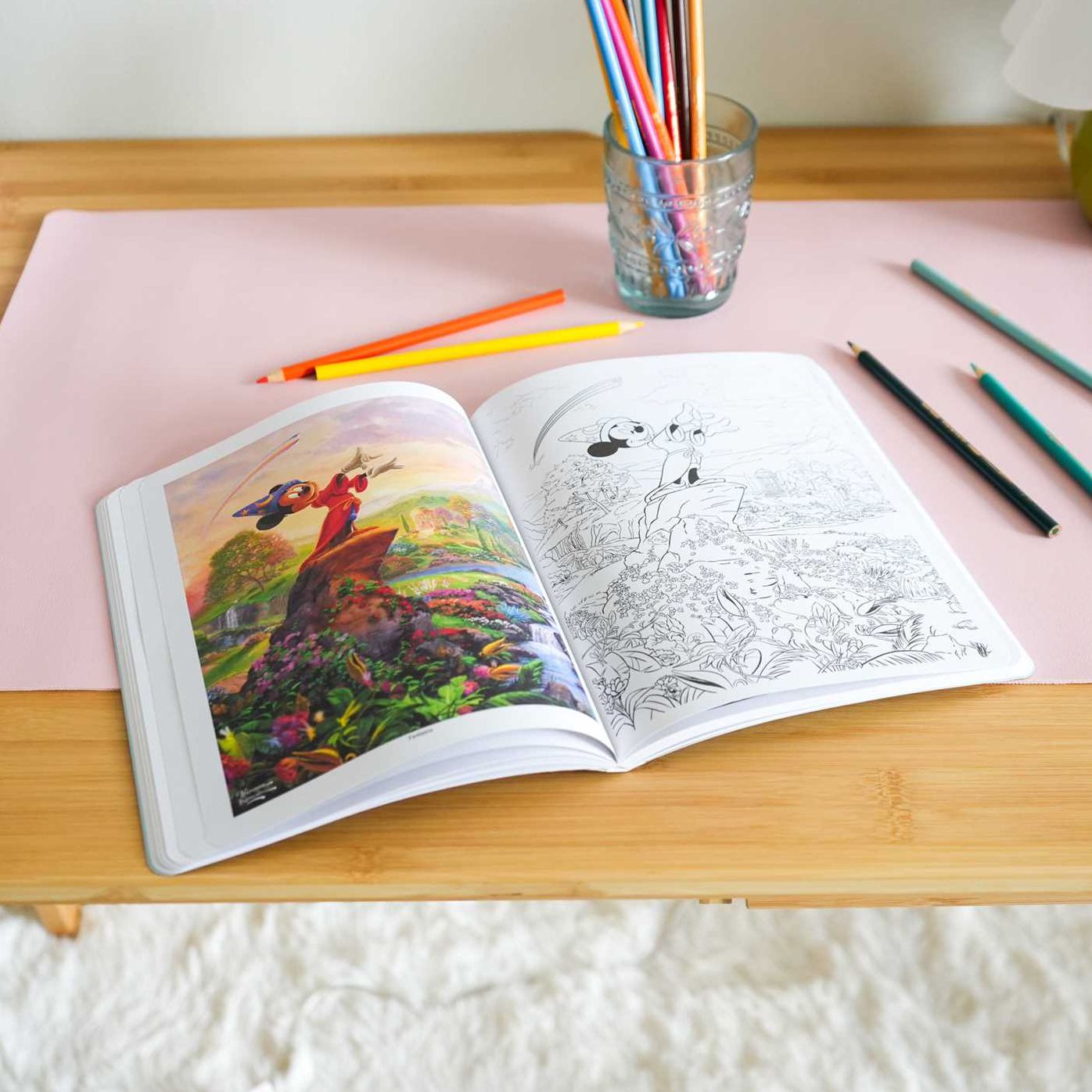 Disney Dreams Collection Thomas Kinkade Studios Coloring Book