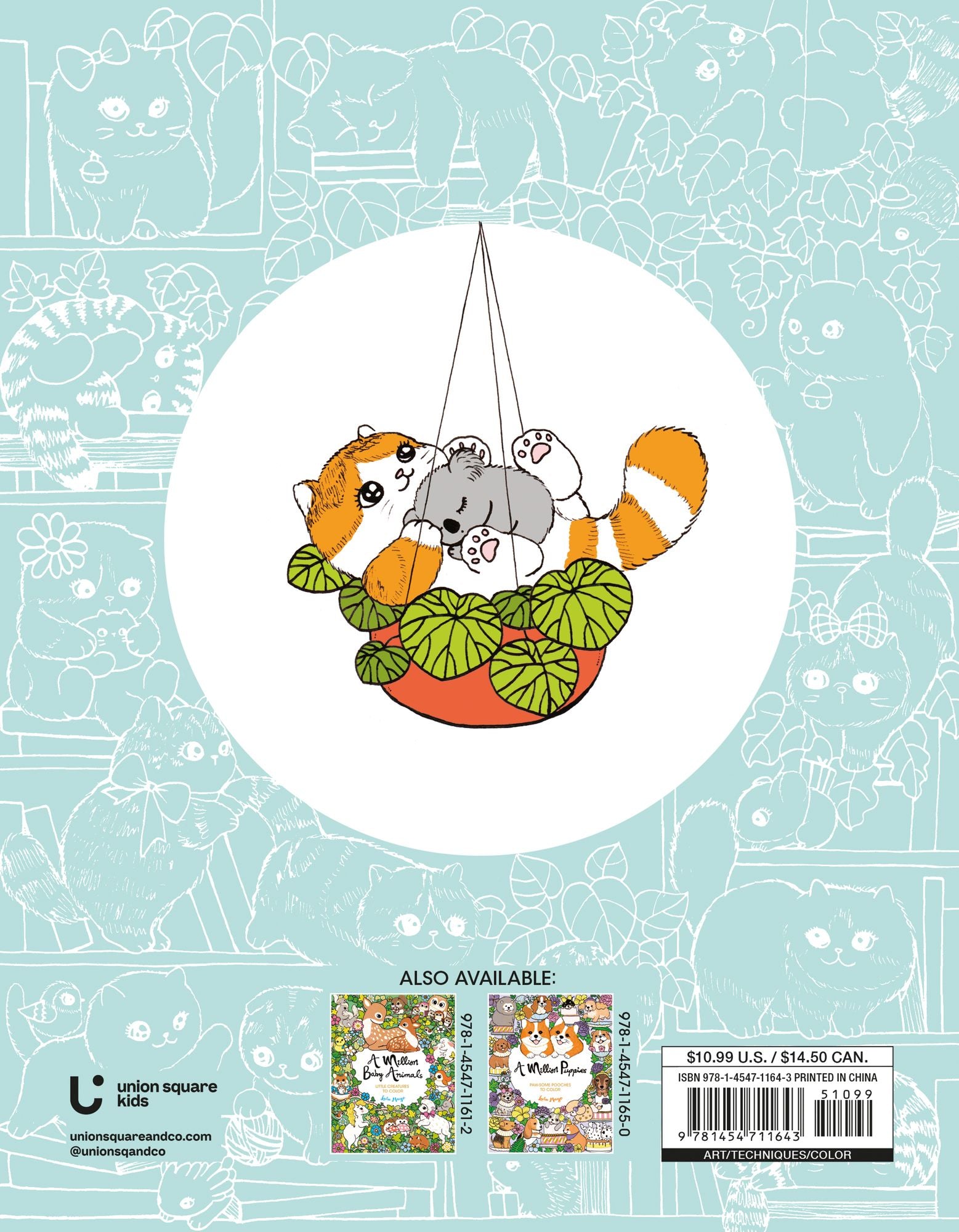 A Million Kittens: Adorable Felines to Color