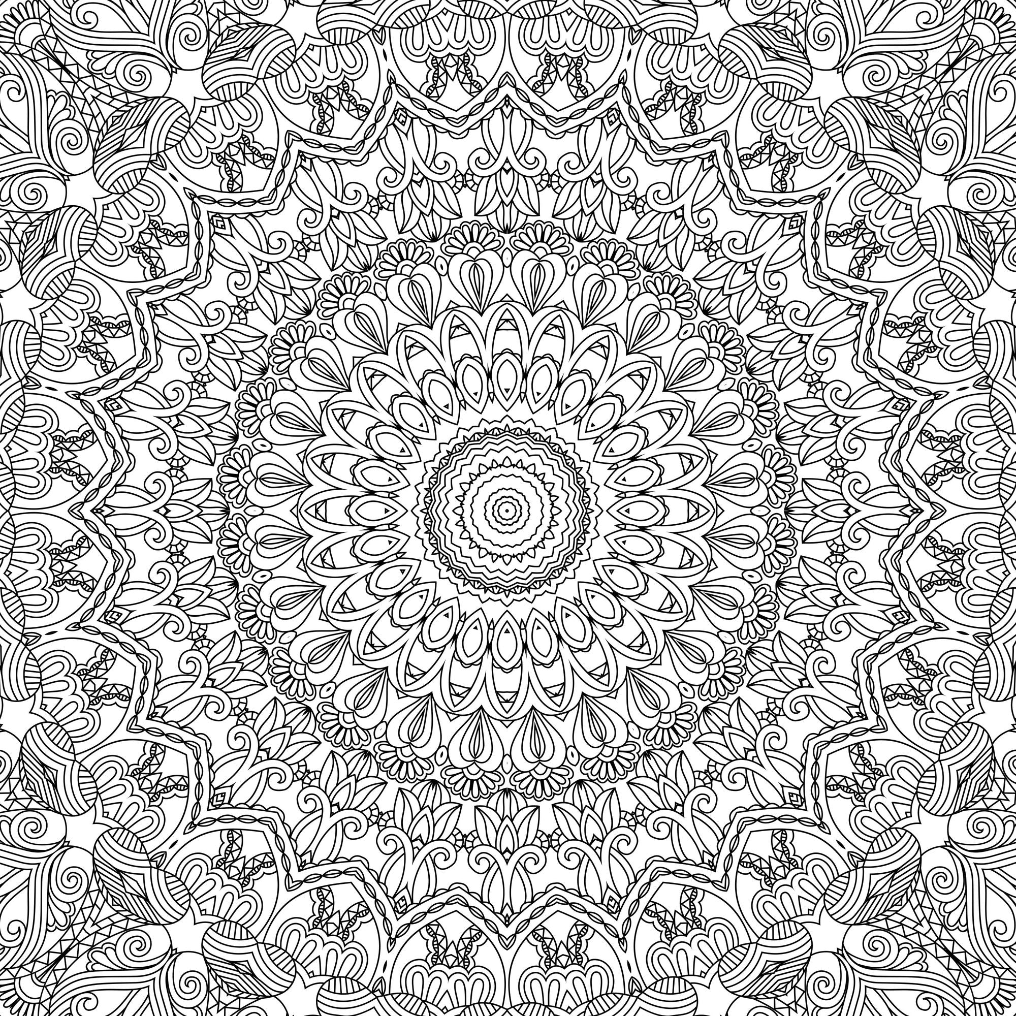 Mandala Meditation Coloring Book