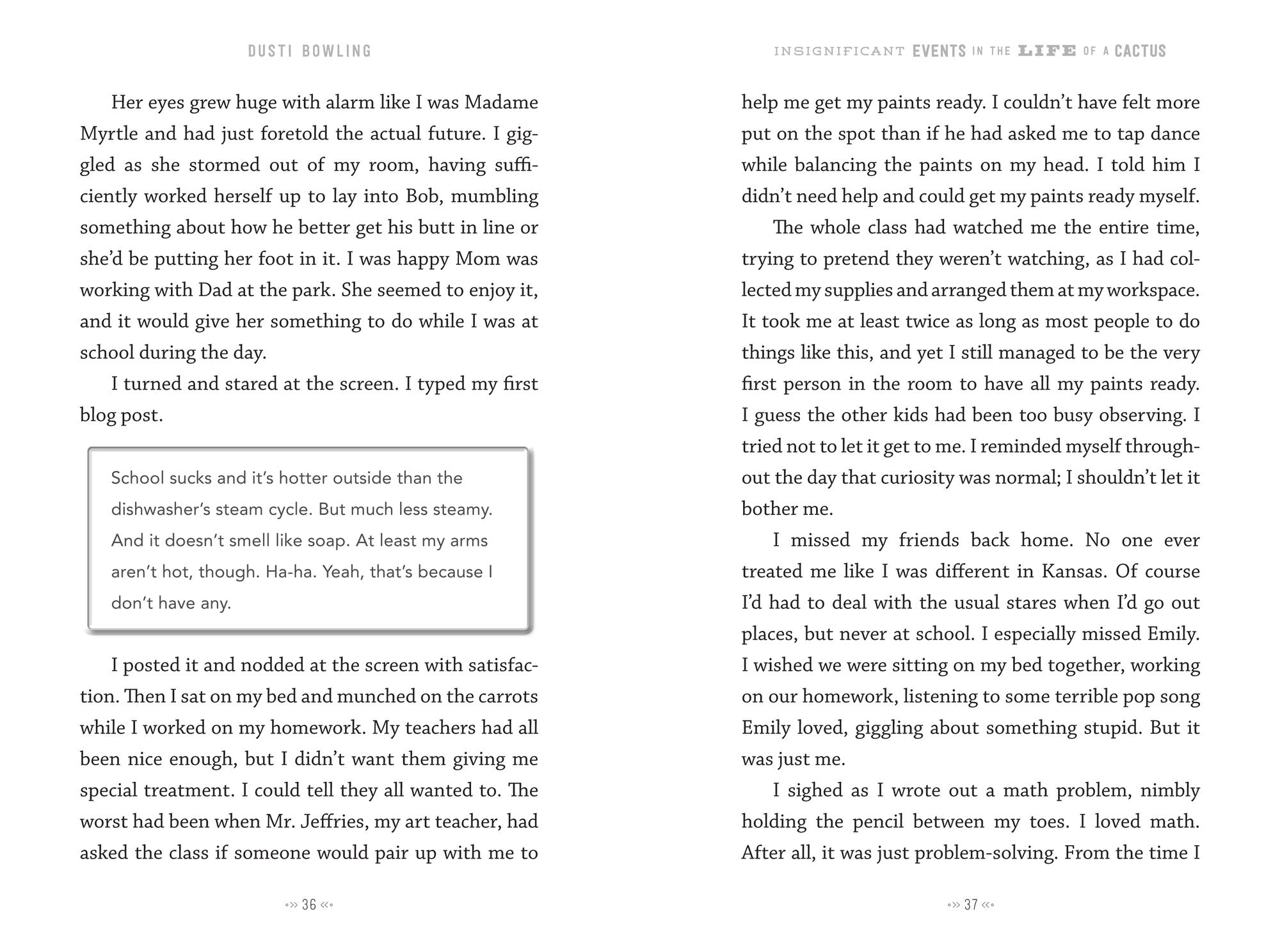 Insignificant Events in the Life of a Cactus (Life of a Cactus Series #1)