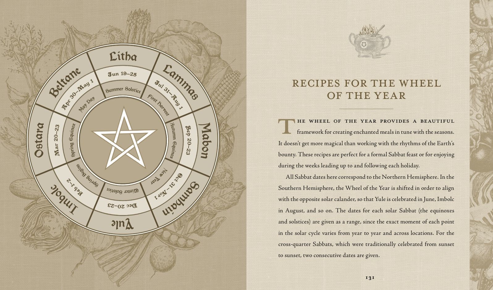 Wiccan Kitchen: A Guide to Magical Cooking & Recipes - A Cookbook