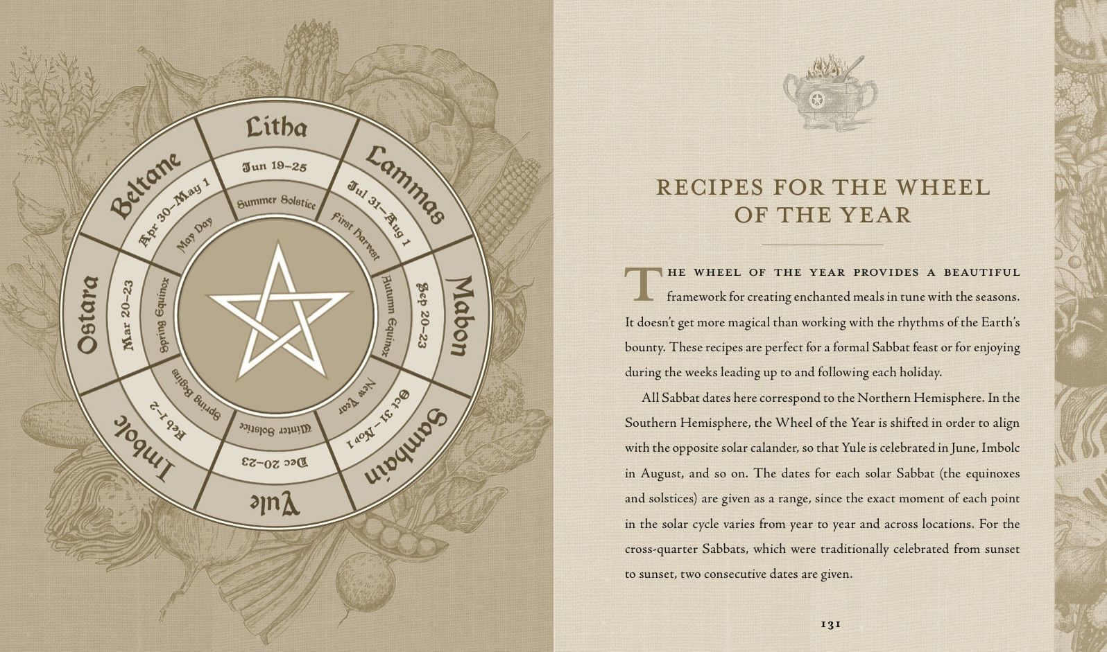Wiccan Kitchen: A Guide to Magical Cooking & Recipes - A Cookbook