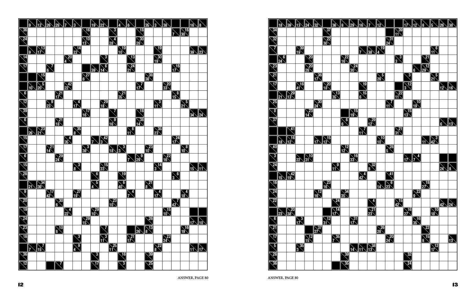 Colossal Kakuro: 72 Massively Mind-Bending Puzzles