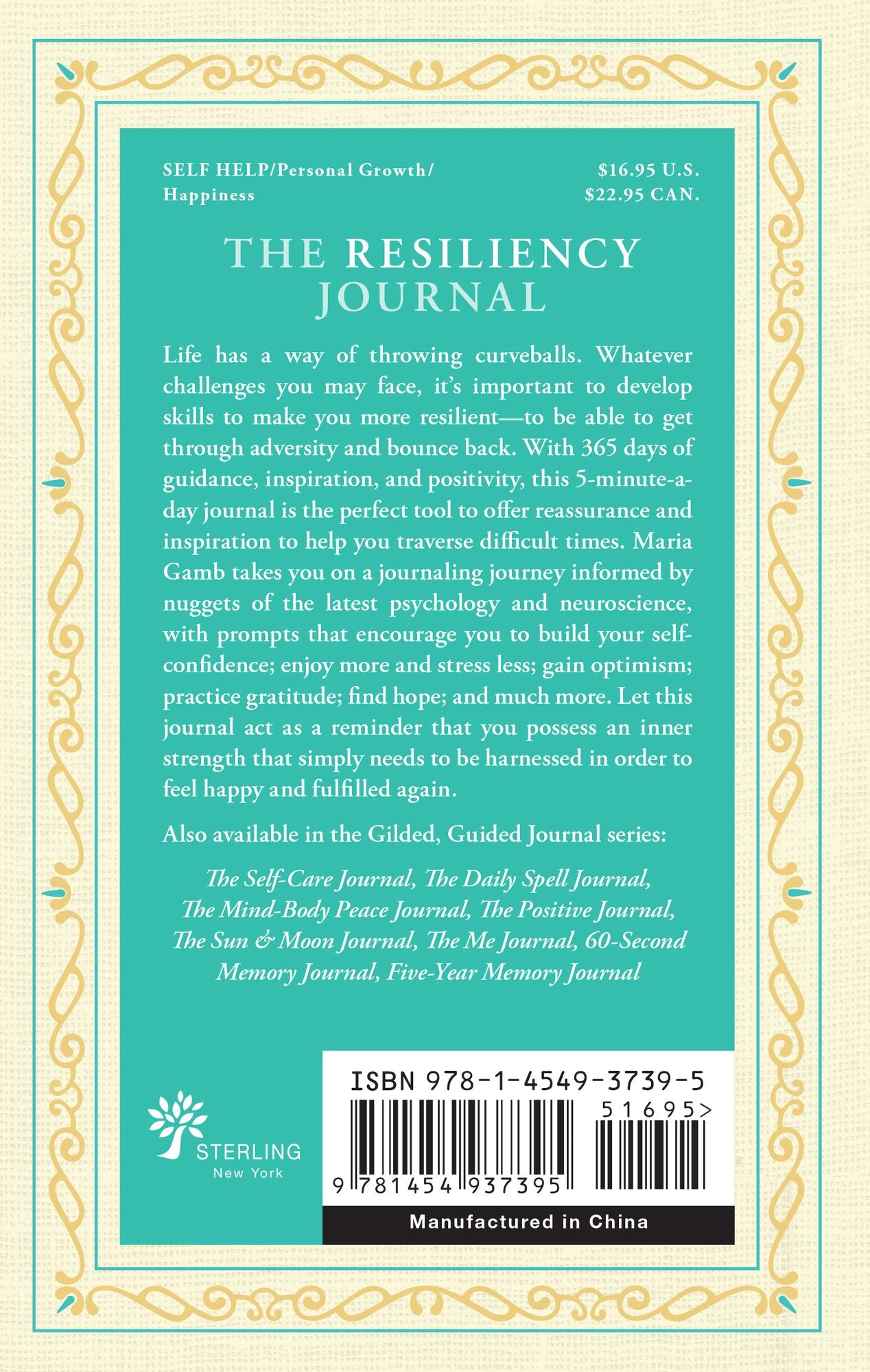 Resiliency Journal: 5 Minutes a Day toward Strength, Balance, and Inspiration