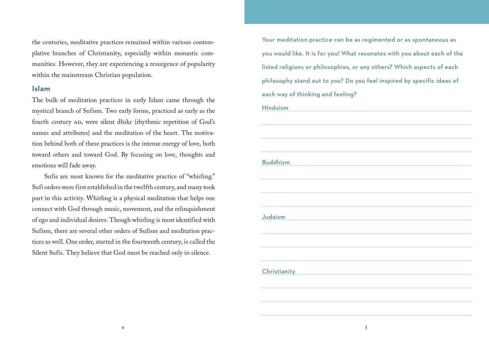A Little Bit of Meditation Guided Journal: Your Personal Path to Mindfulness
