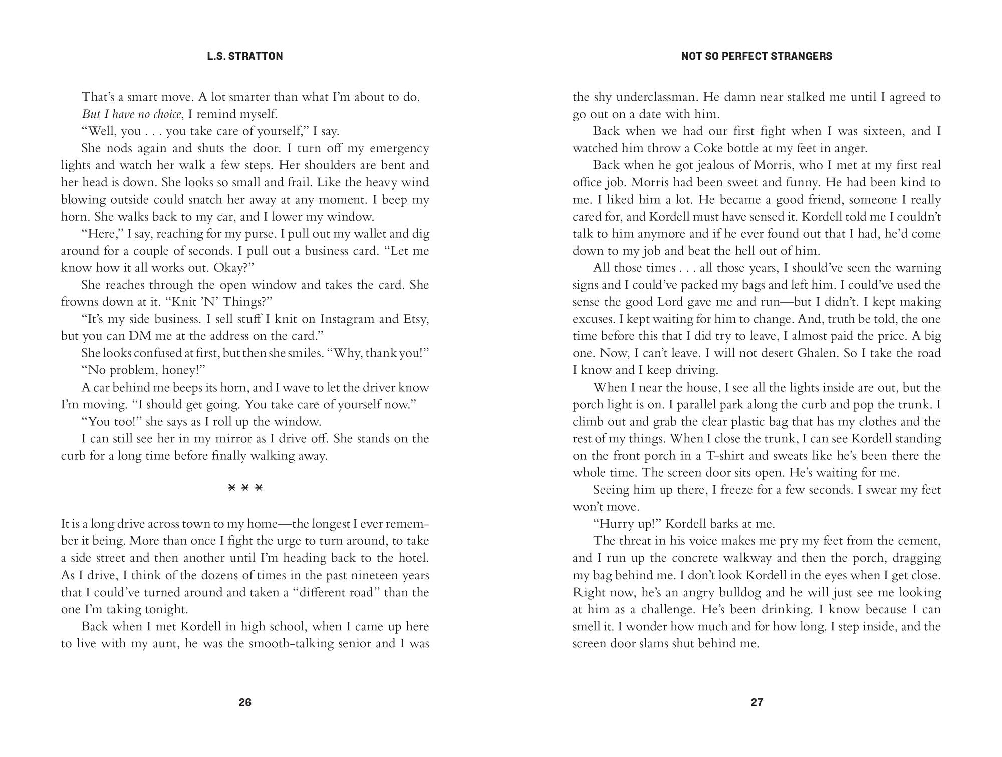 Not So Perfect Strangers: A Thriller