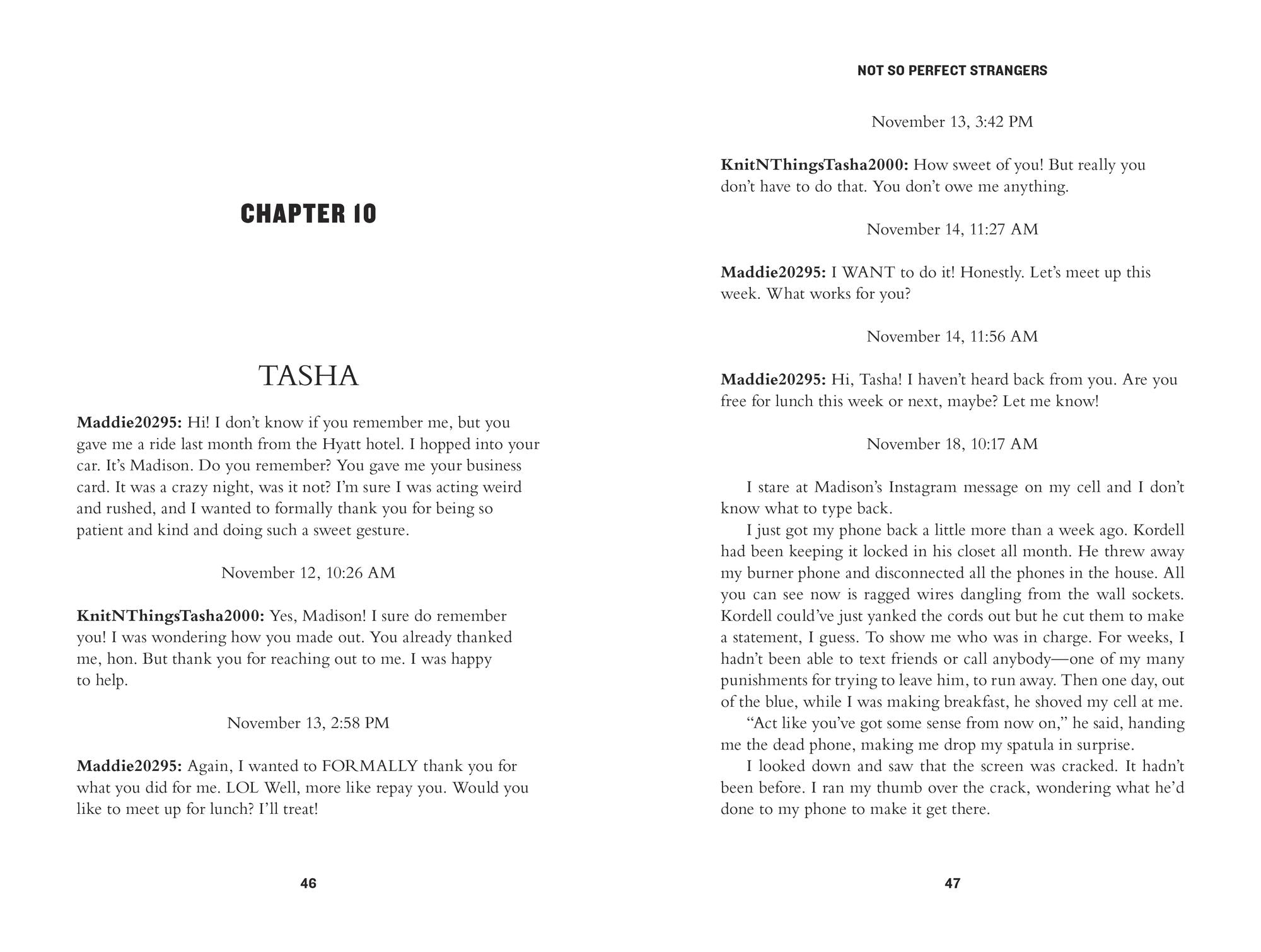 Not So Perfect Strangers: A Thriller