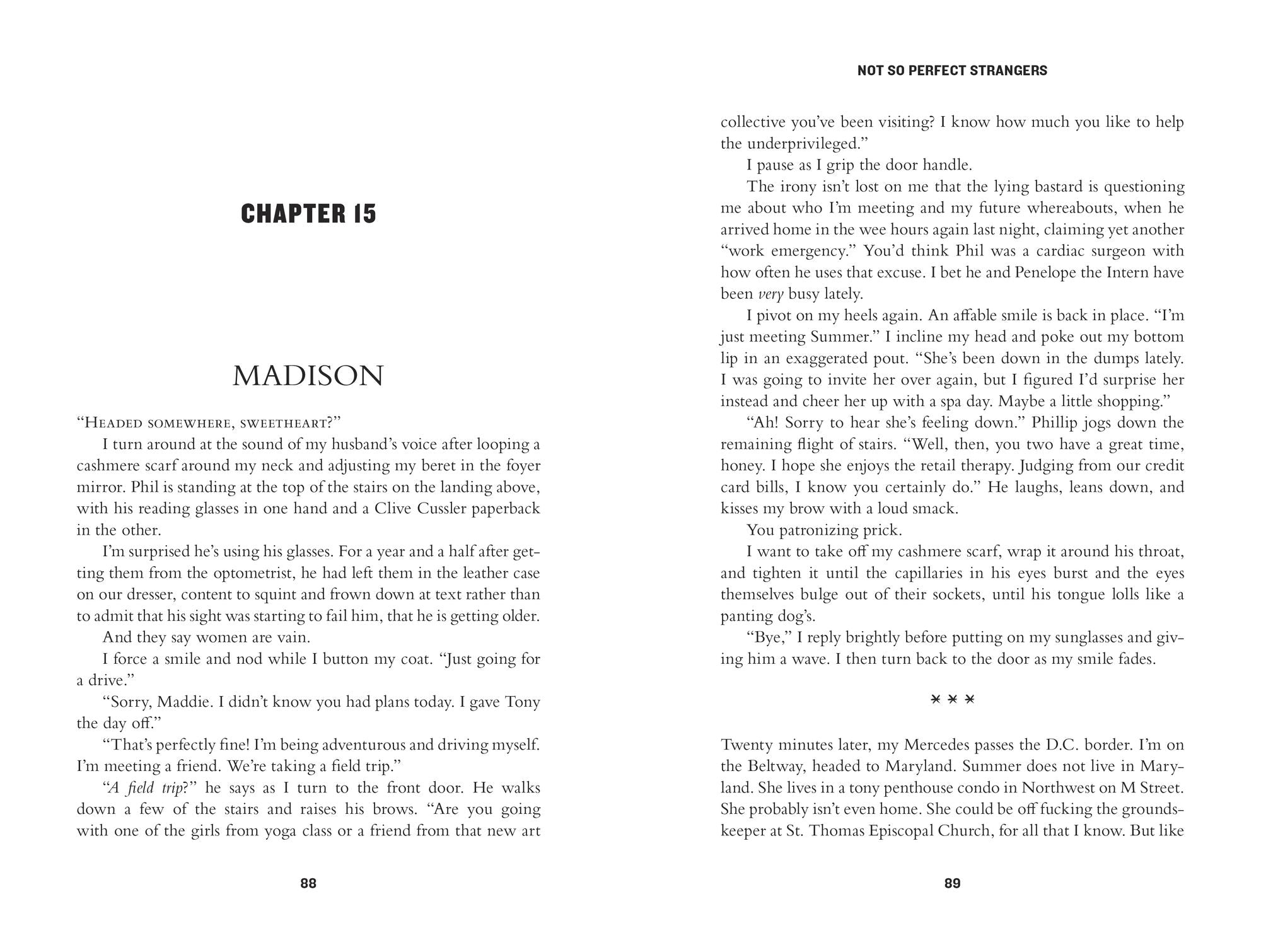 Not So Perfect Strangers: A Thriller