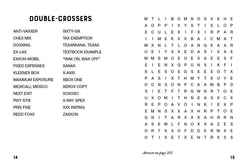 Sip & Solve Mini Word Search Puzzles
