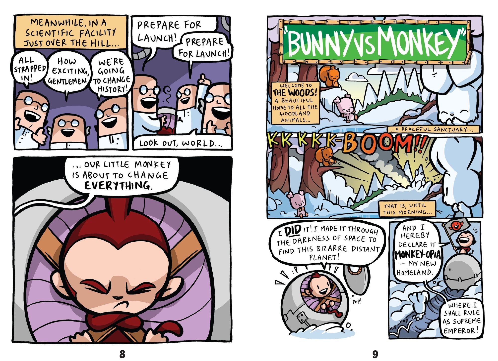 Bunny vs. Monkey