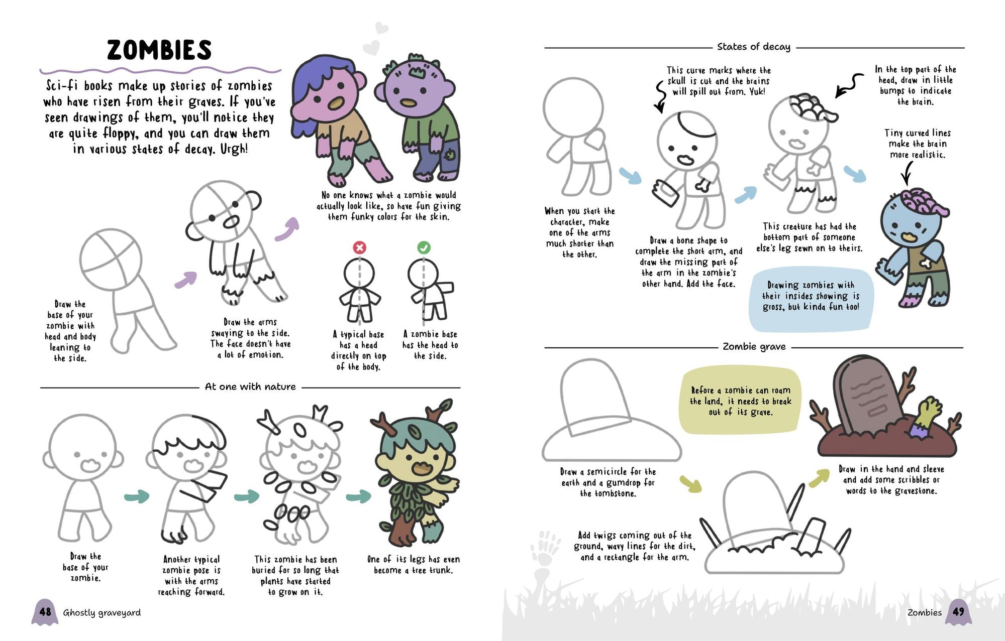 How to Draw Cute Spooky Stuff