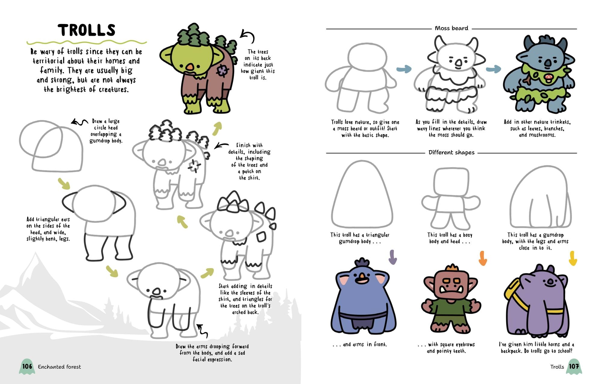 How to Draw Cute Spooky Stuff