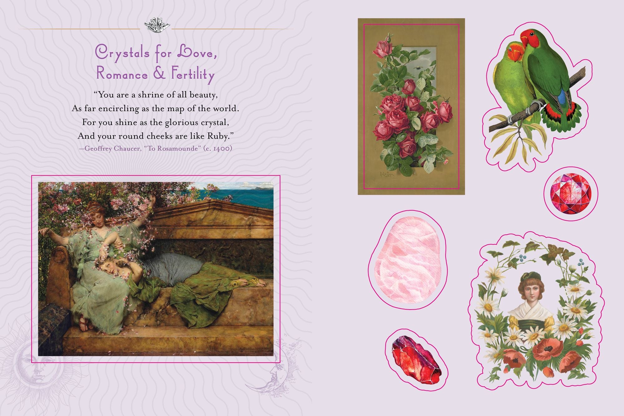 Crystal Sticker Book: More than 400 Magickal & Mystical Stickers