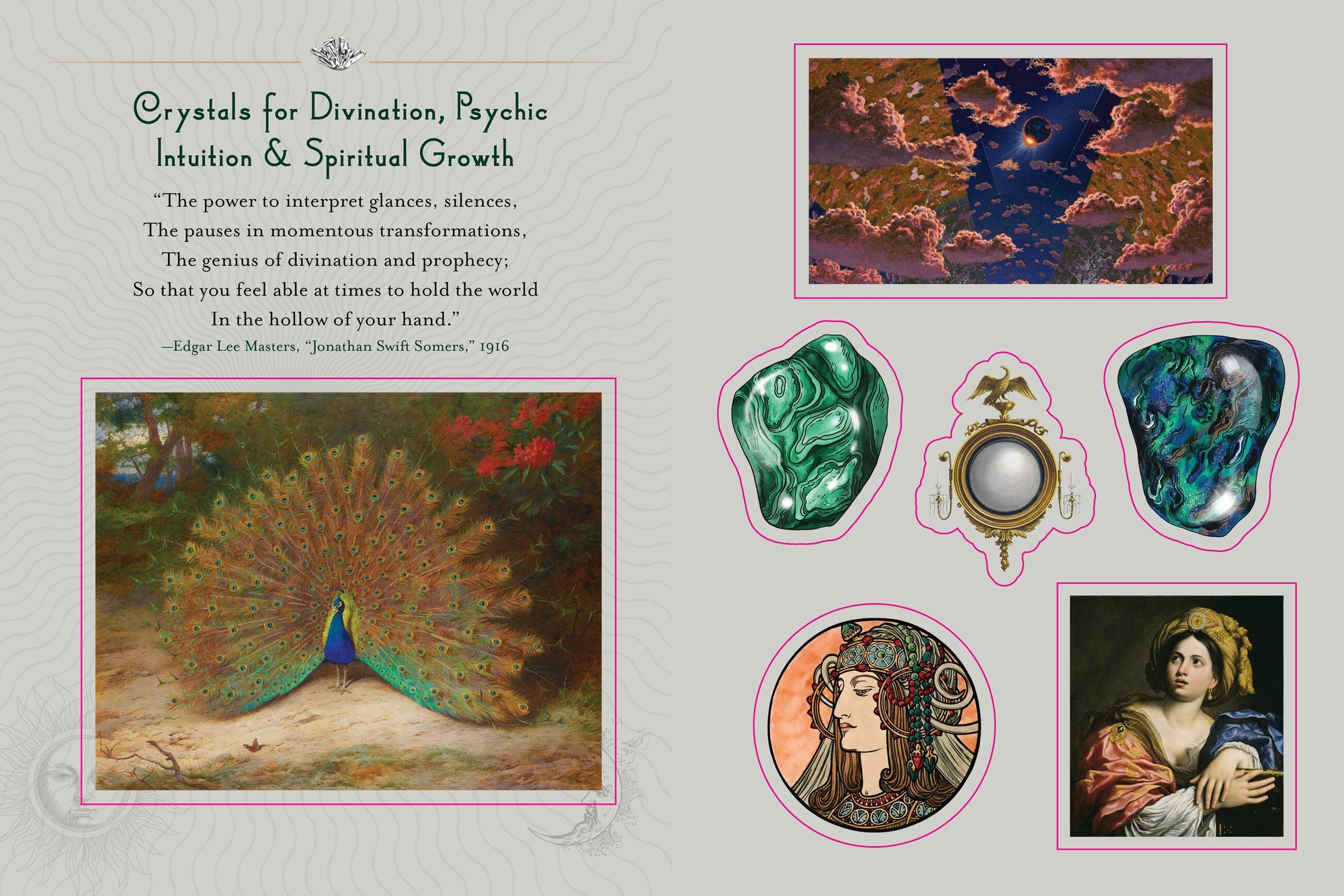 Crystal Sticker Book: More than 400 Magickal & Mystical Stickers