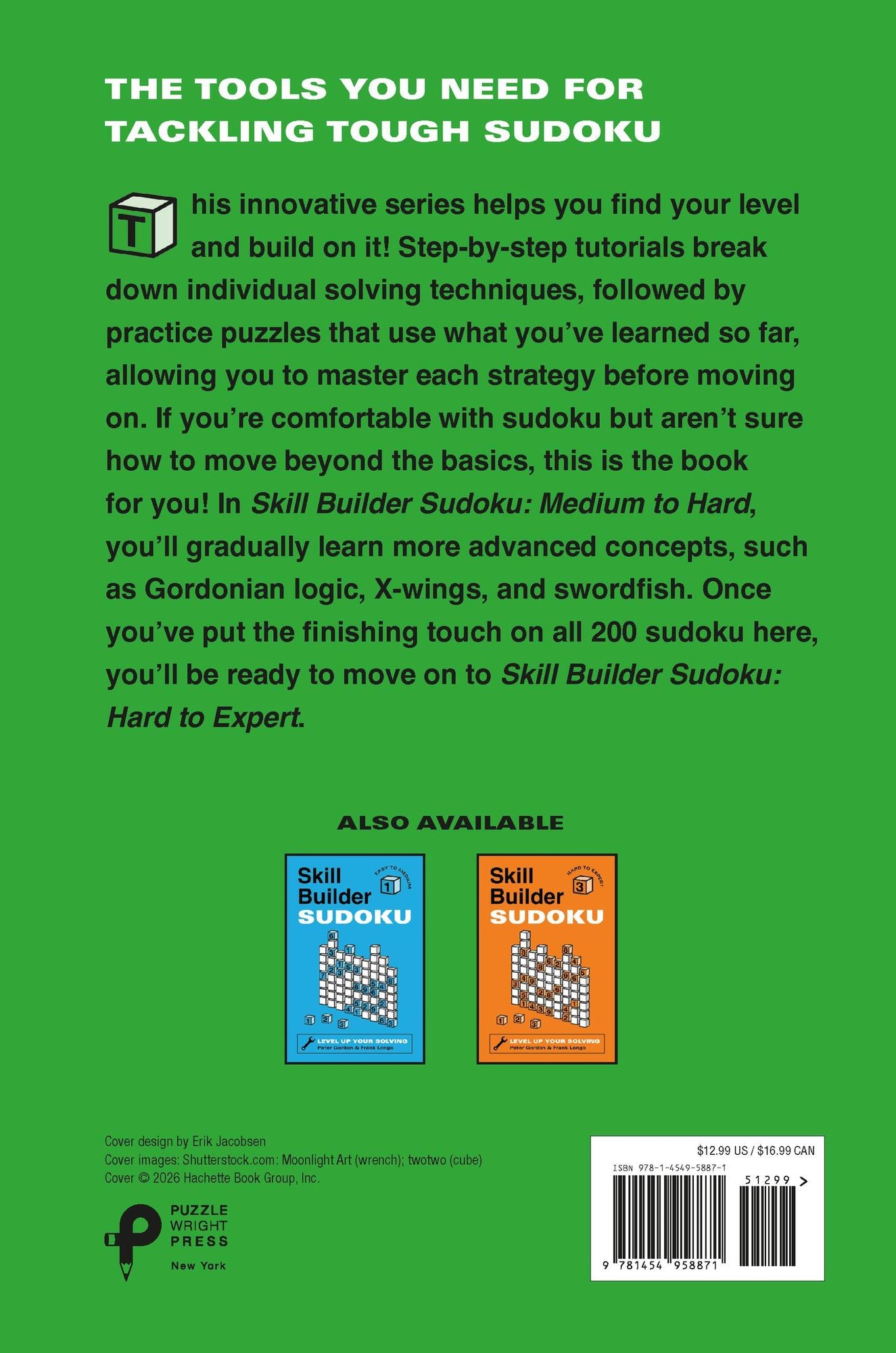 Skill Builder Sudoku: Medium to Hard