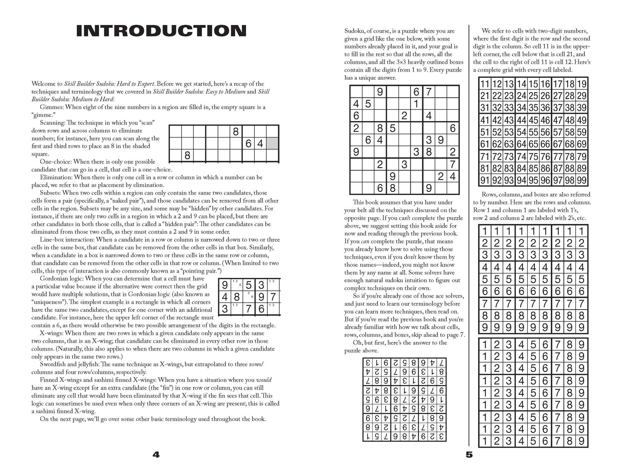 Skill Builder Sudoku: Hard to Expert