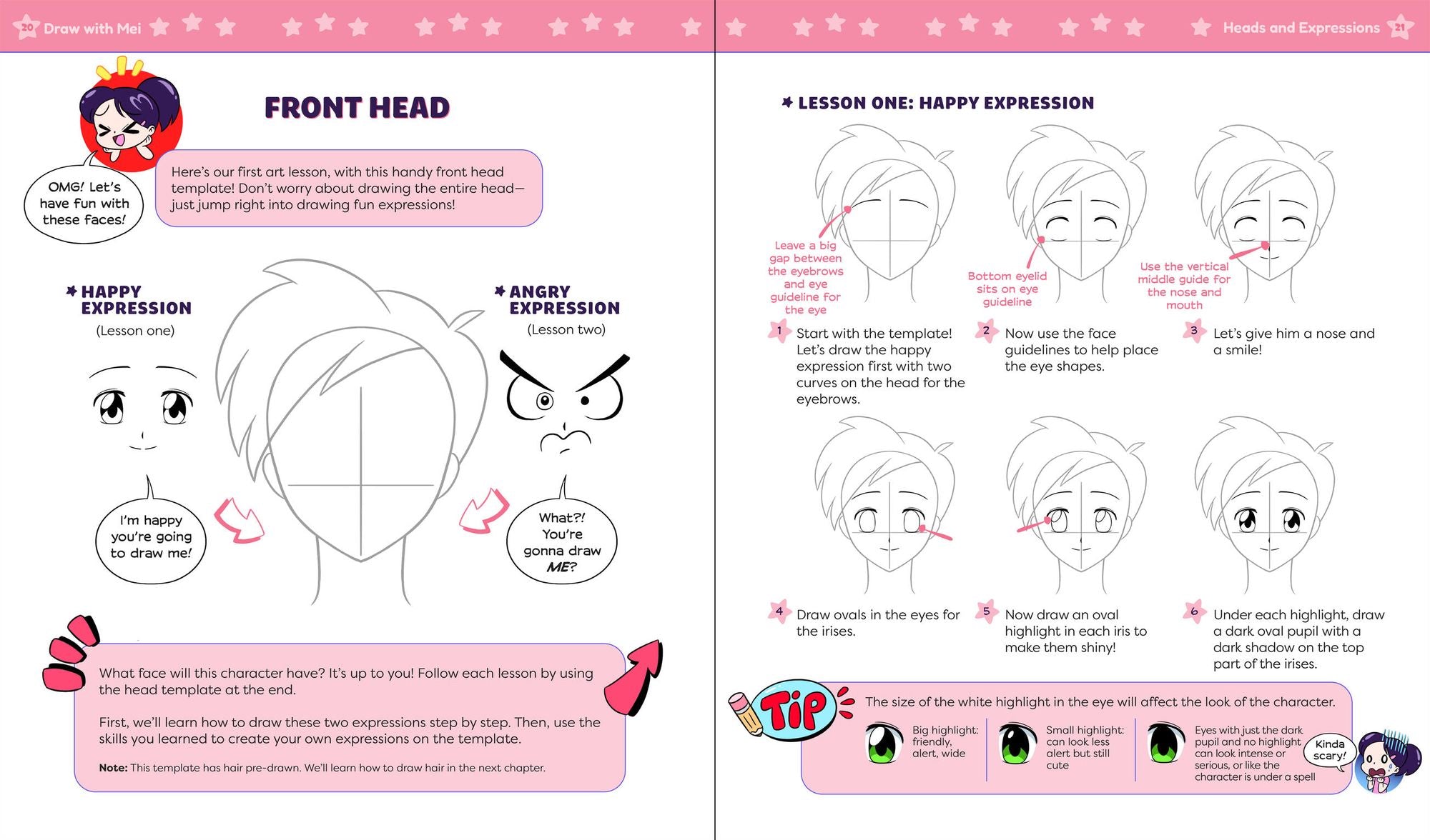 Draw with Mei: How to Draw Anime Characters: With Quick and Easy Templates