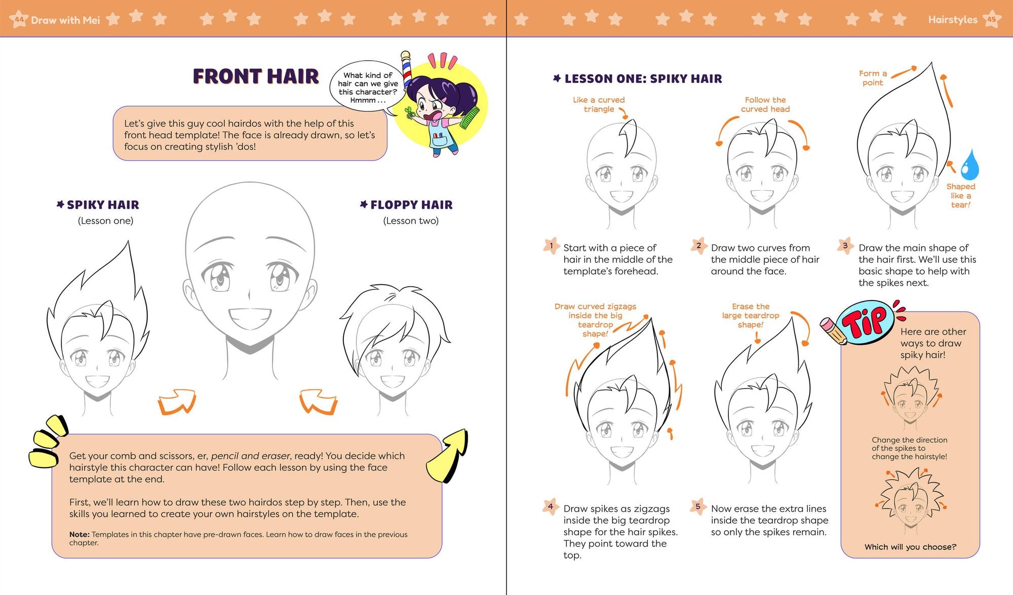 Draw with Mei: How to Draw Anime Characters: With Quick and Easy Templates