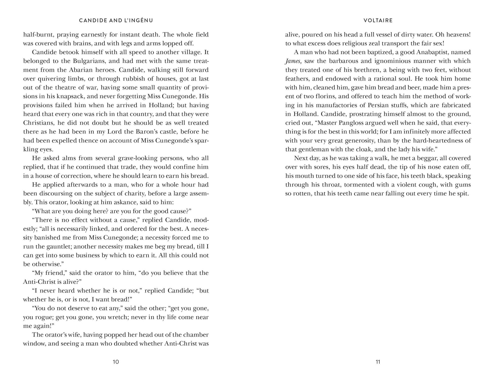 Candide and L'Ingenu