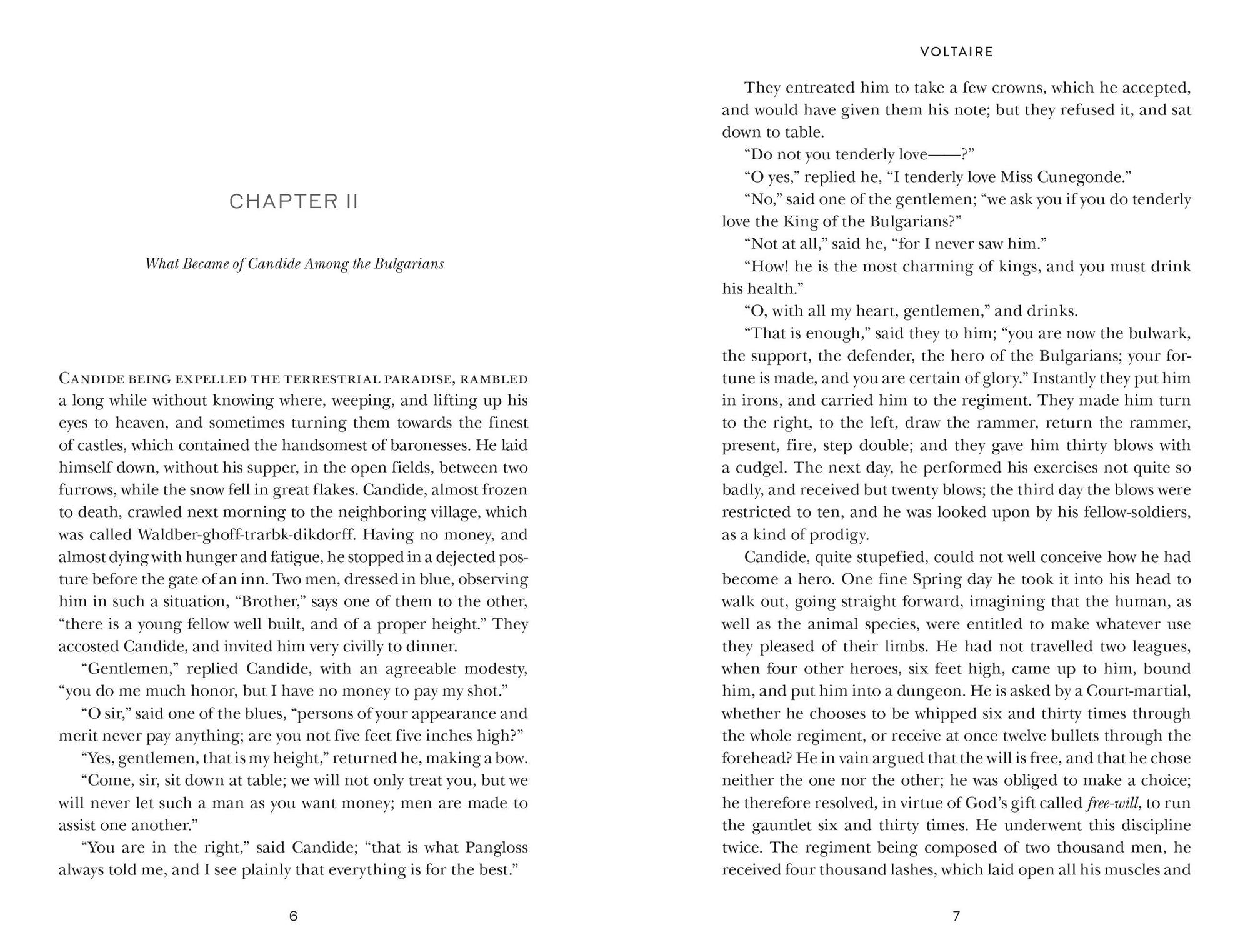 Candide and L'Ingenu
