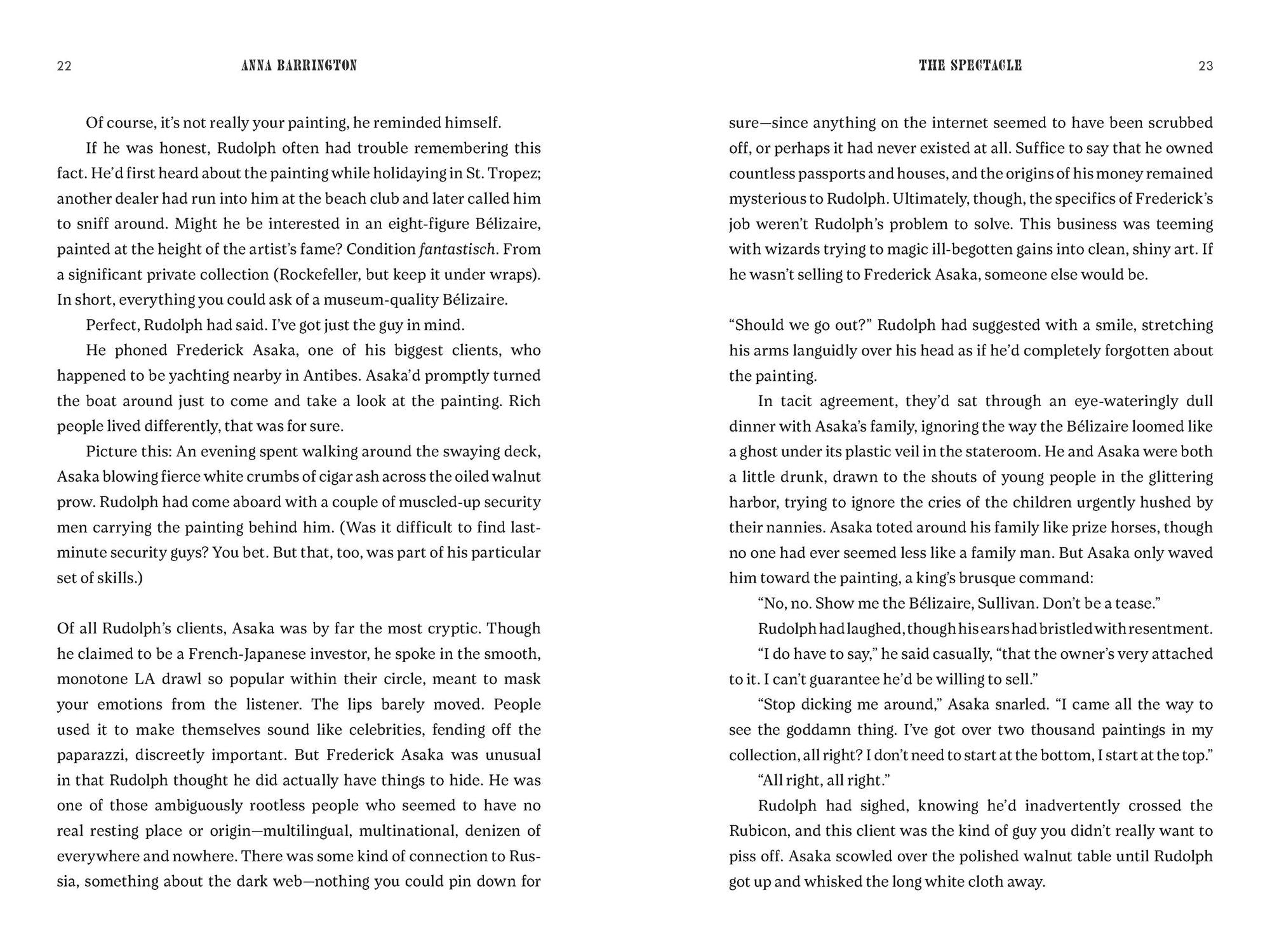 The Spectacle: A Novel
