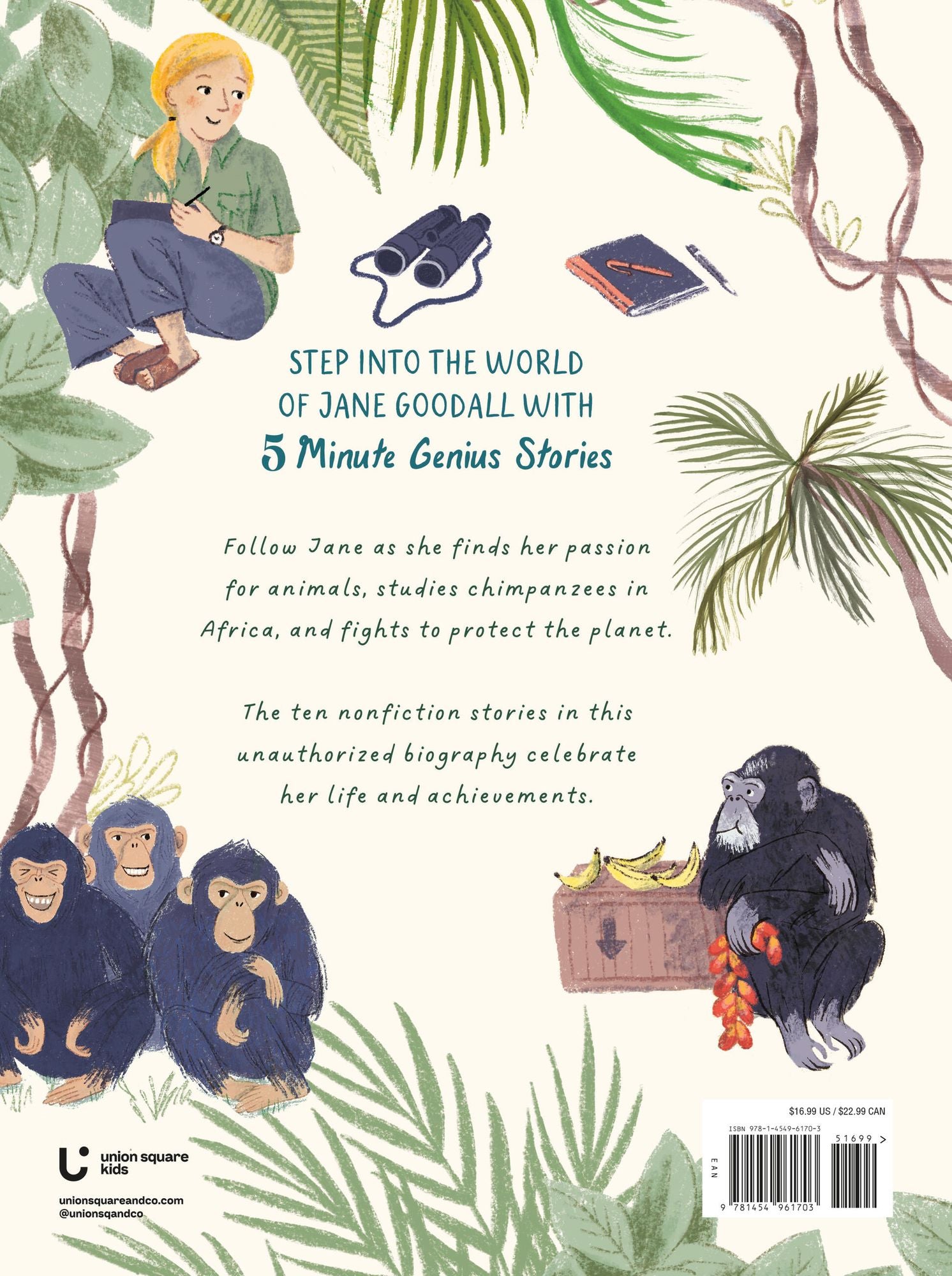 Jane Goodall: 5-Minute Genius Stories