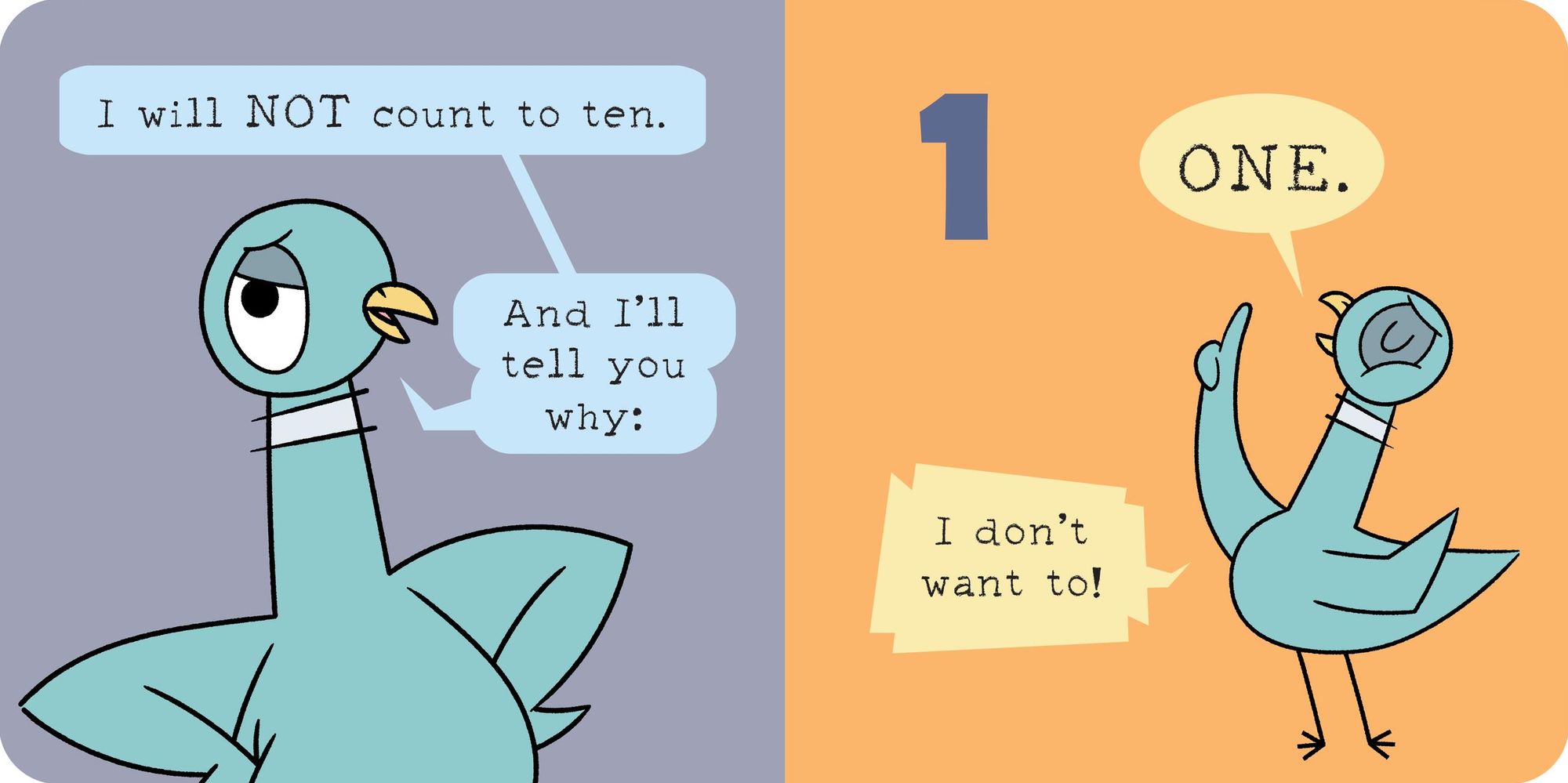 The Pigeon WON'T Count to 10!