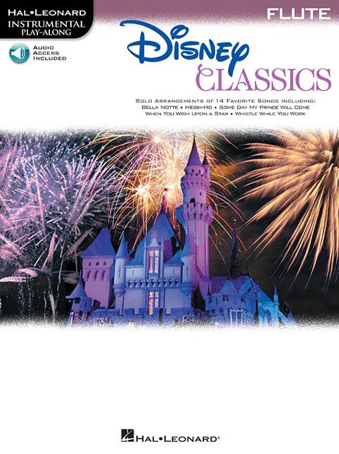 Disney Classics for Flute Instrumental Play-Along Pack - Book/Online Audio