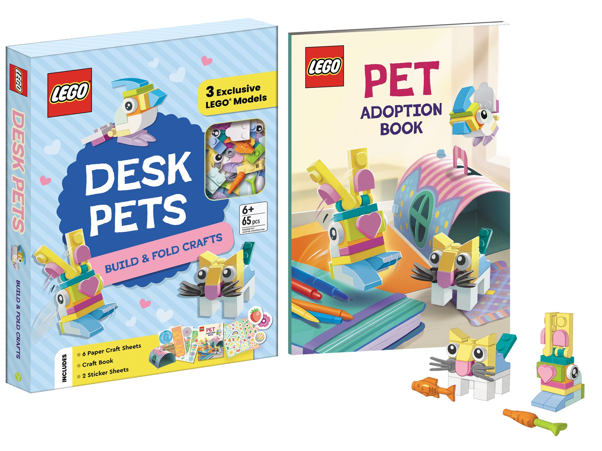 LEGO® Books. Desk Pets: Build & Fold Crafts