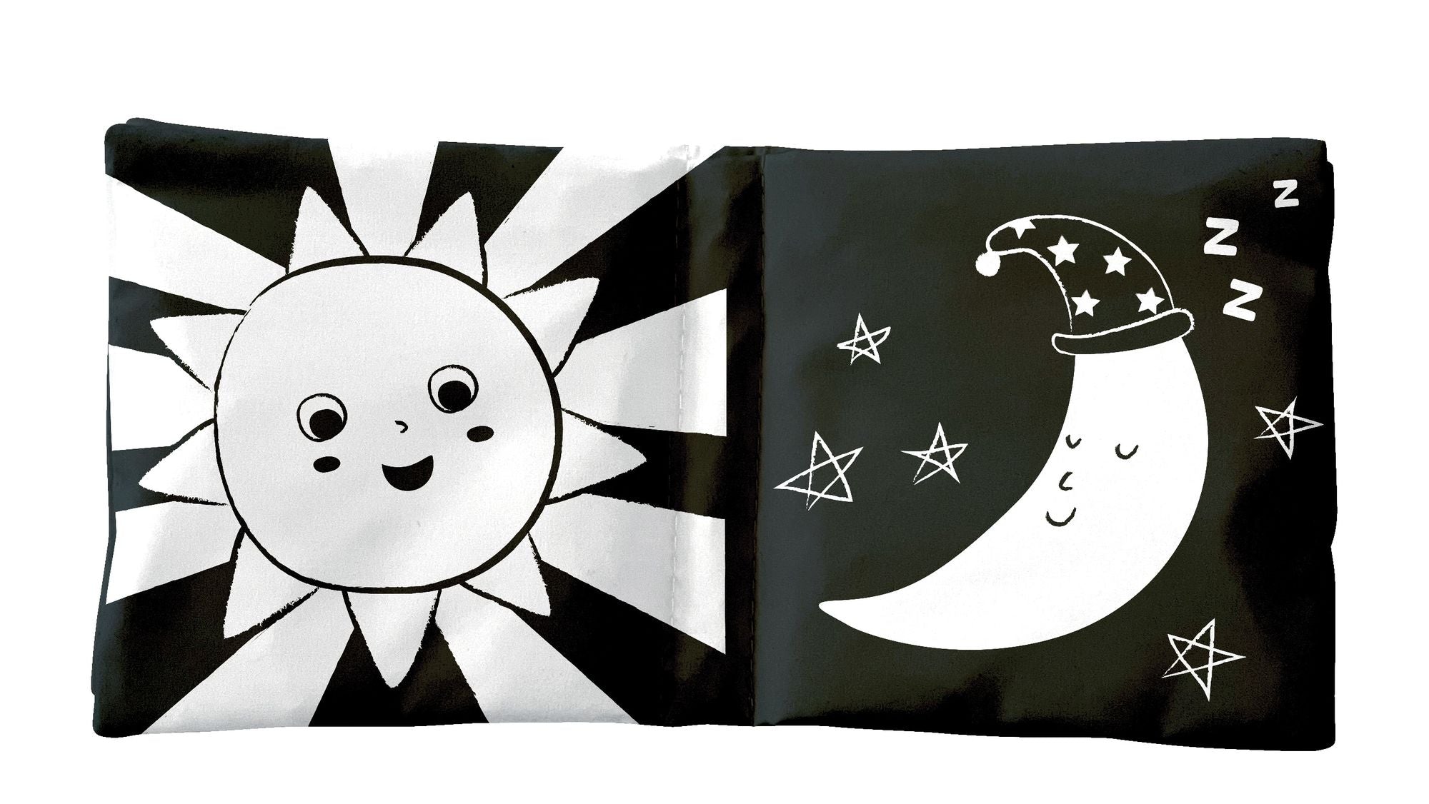 Baby's World: A High-Contrast Crinkle Fabric Stroller Book for Babies