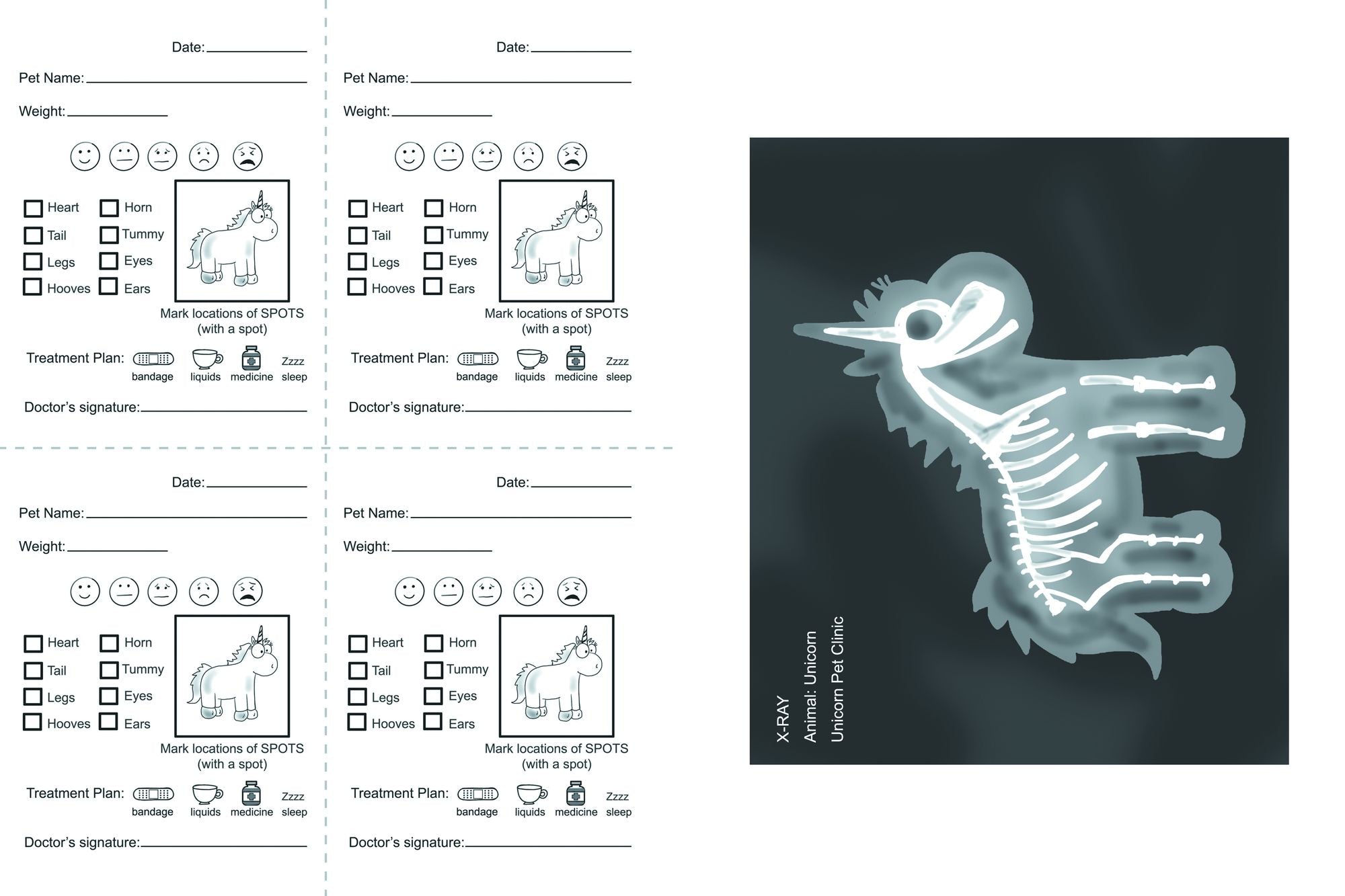 Unicorn Spots: Pet Clinic Activity Book