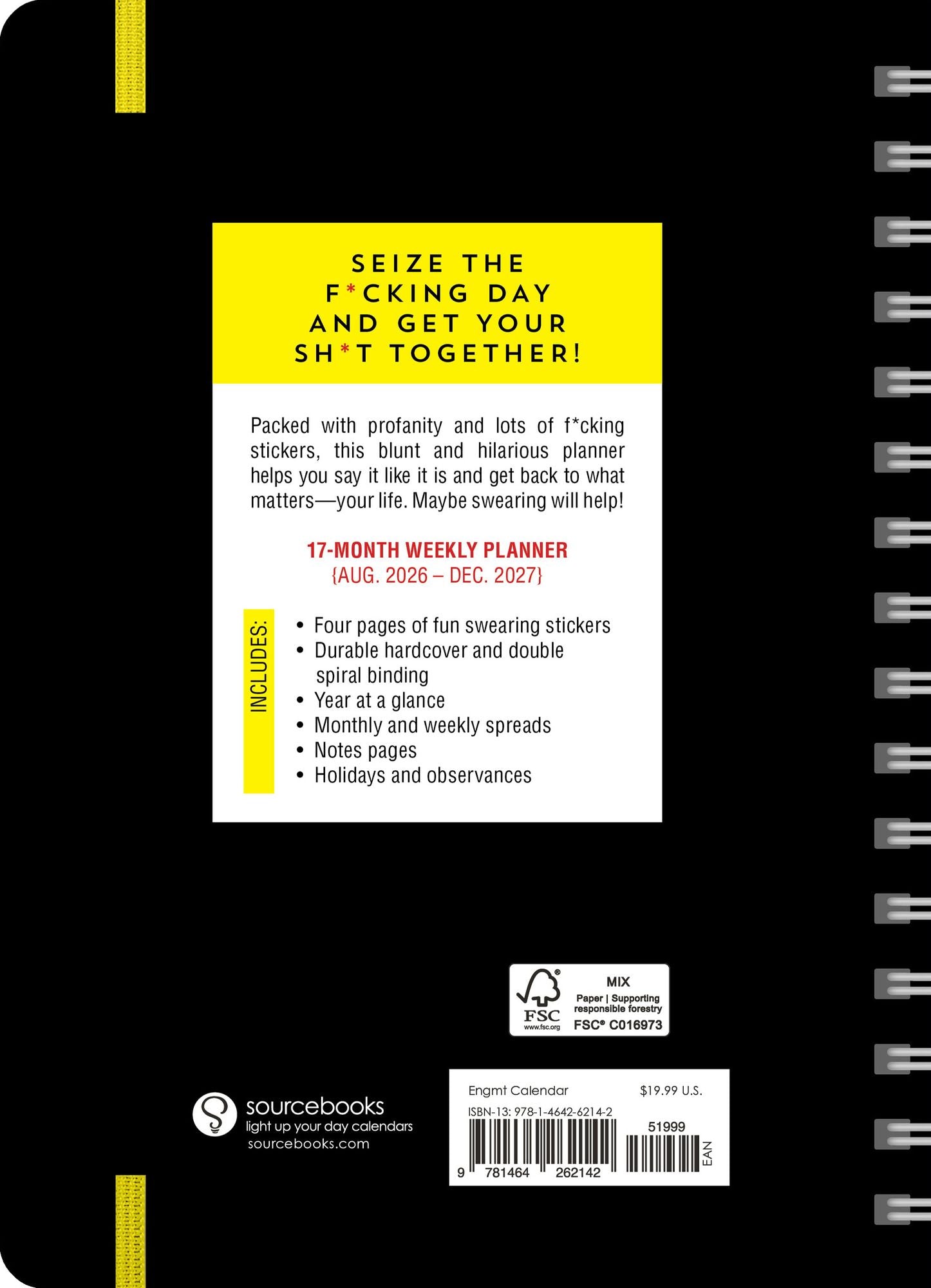 2026-2027 Carpe F*cking Diem Planner