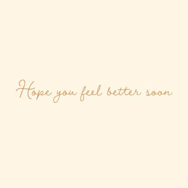 Get Well Soon Card