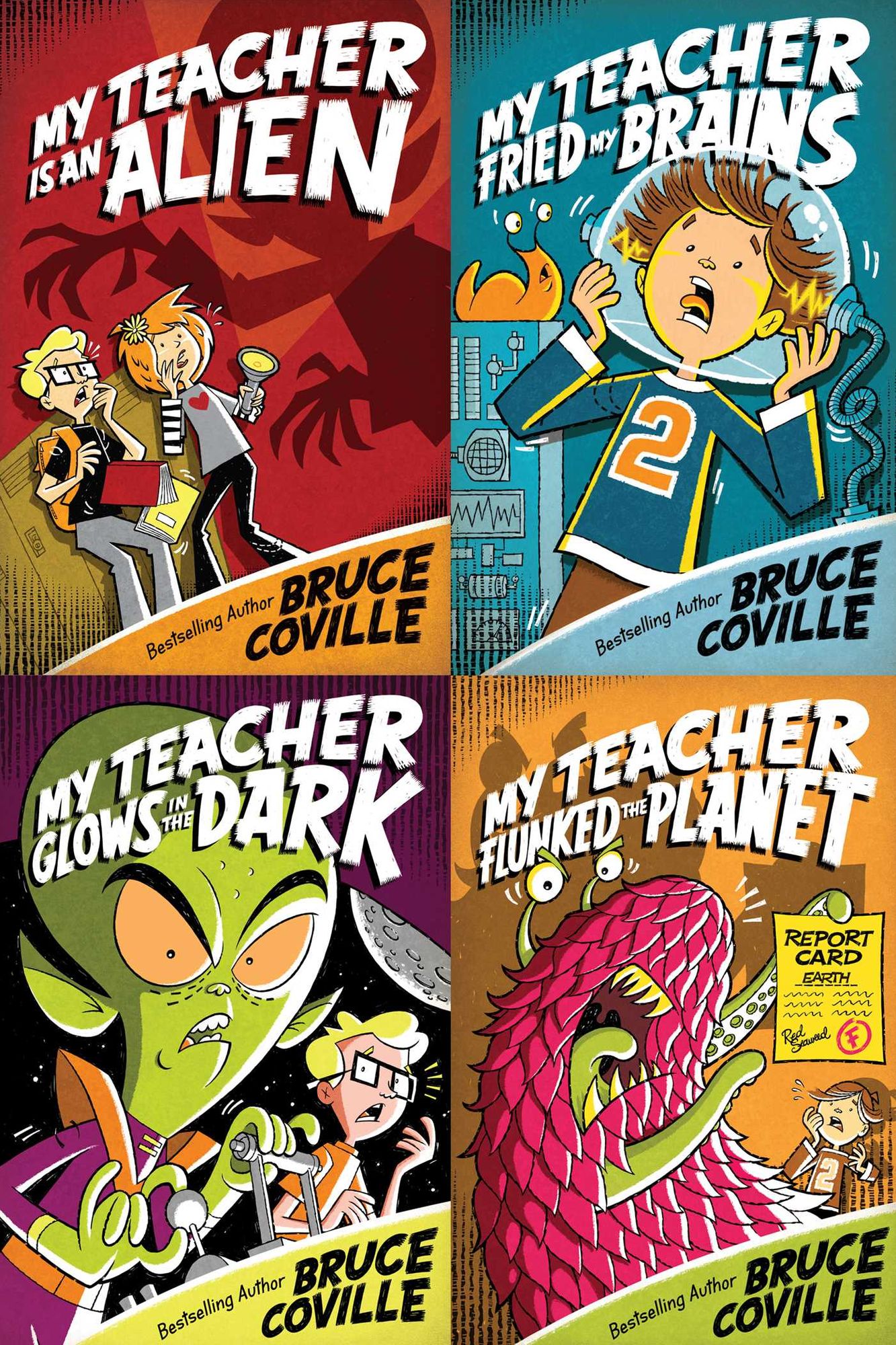 The My Teacher Is an Alien Collected Set: My Teacher Is an Alien; My Teacher Fried My Brains; My Teacher Glows in the Dark; My Teacher Flunked the Planet