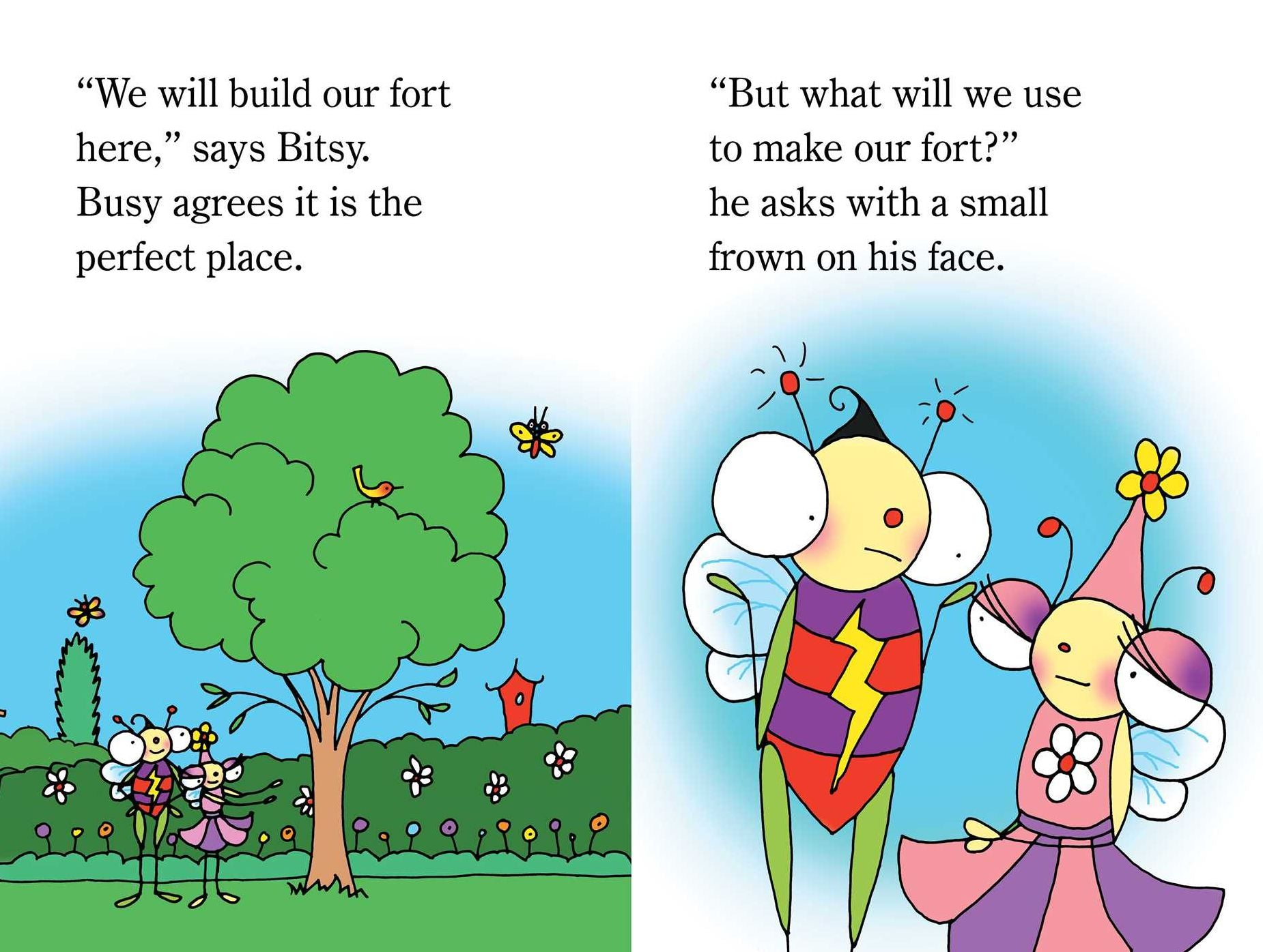 Busy Bug Builds a Fort: Ready-to-Read Level 1