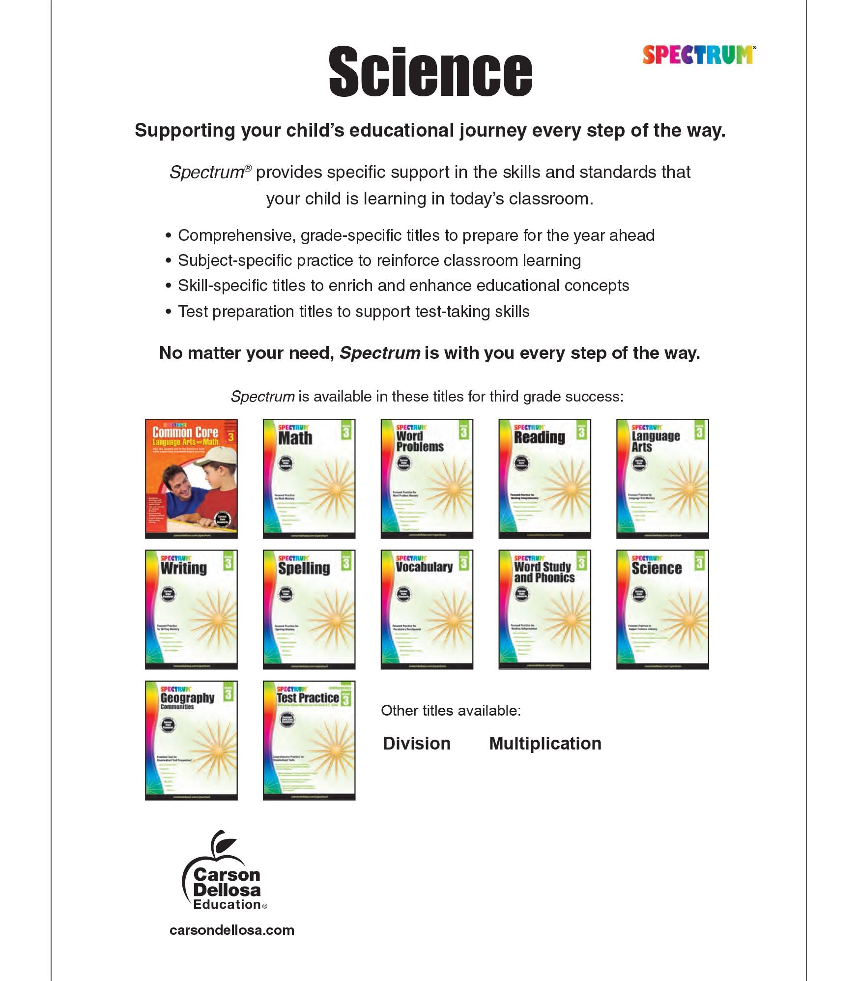 Spectrum Science, Grade 3