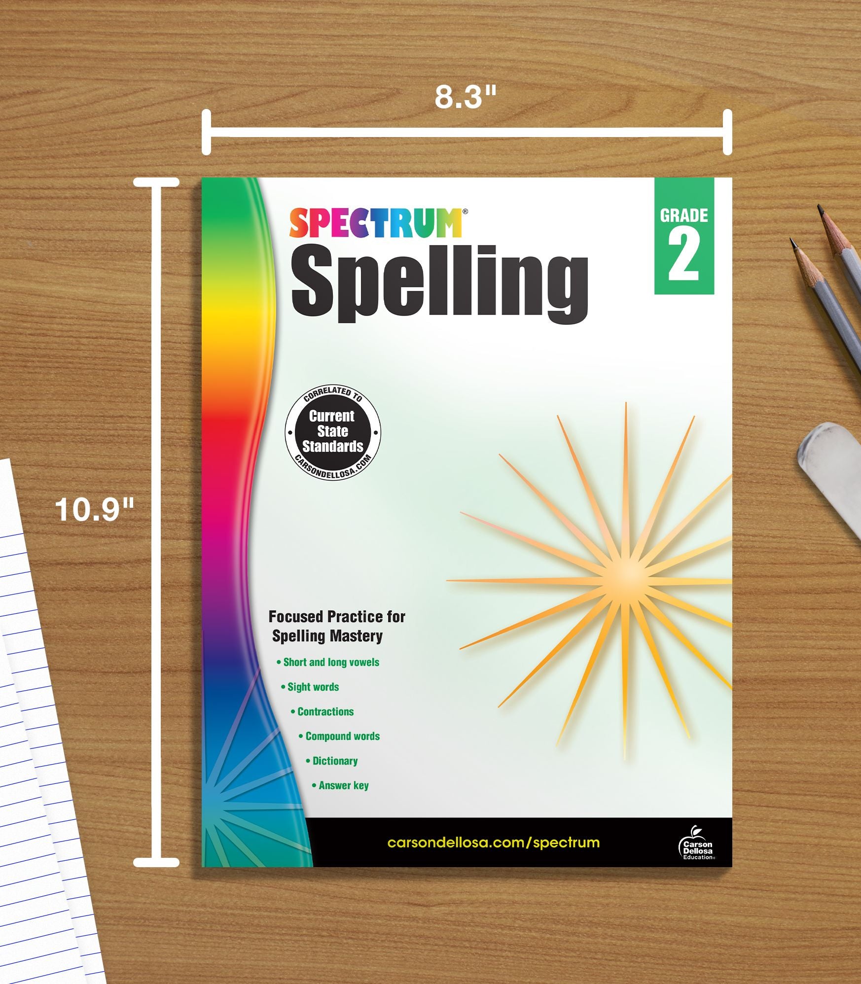 Spectrum Spelling, Grade 2