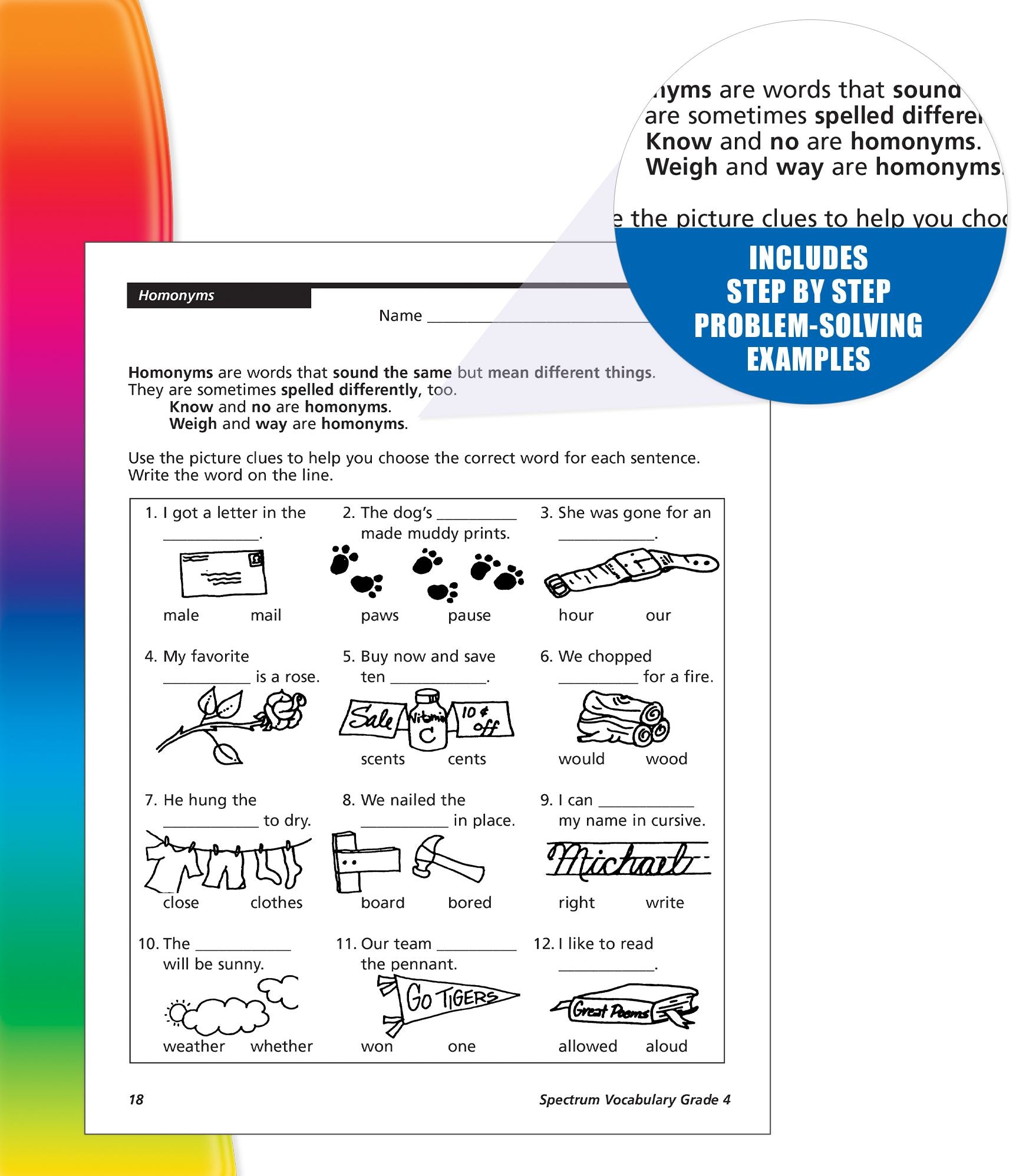Spectrum Vocabulary, Grade 4