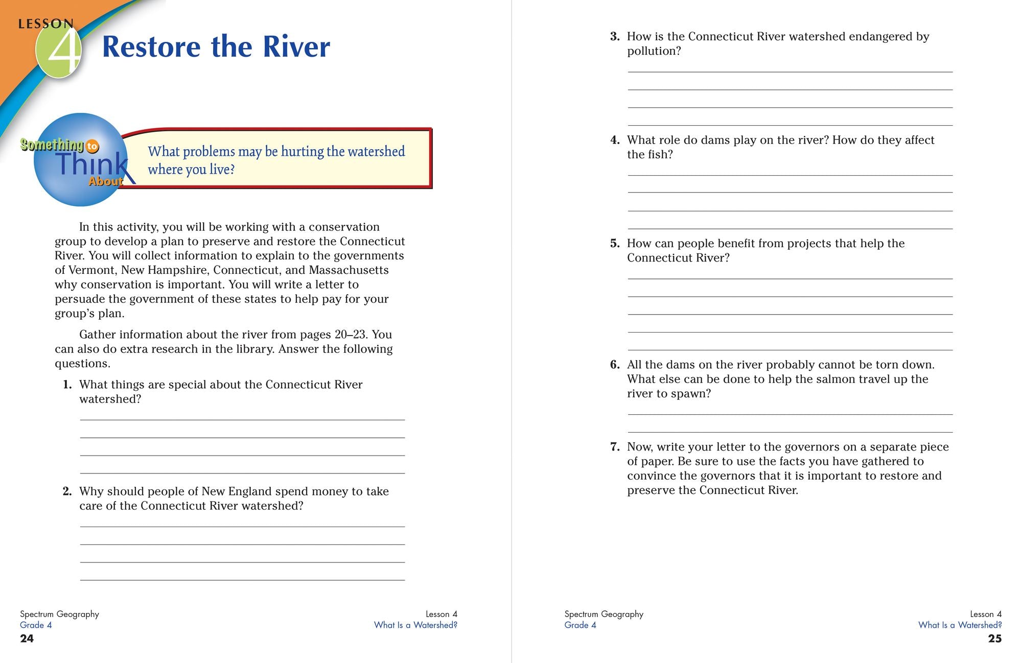 Spectrum Geography, Grade 4: Regions of the U.S.A.
