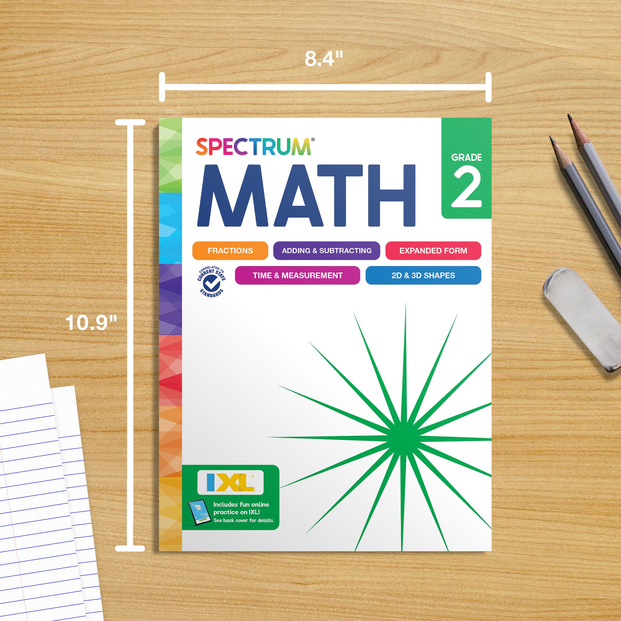 Spectrum Math Workbook, Grade 2
