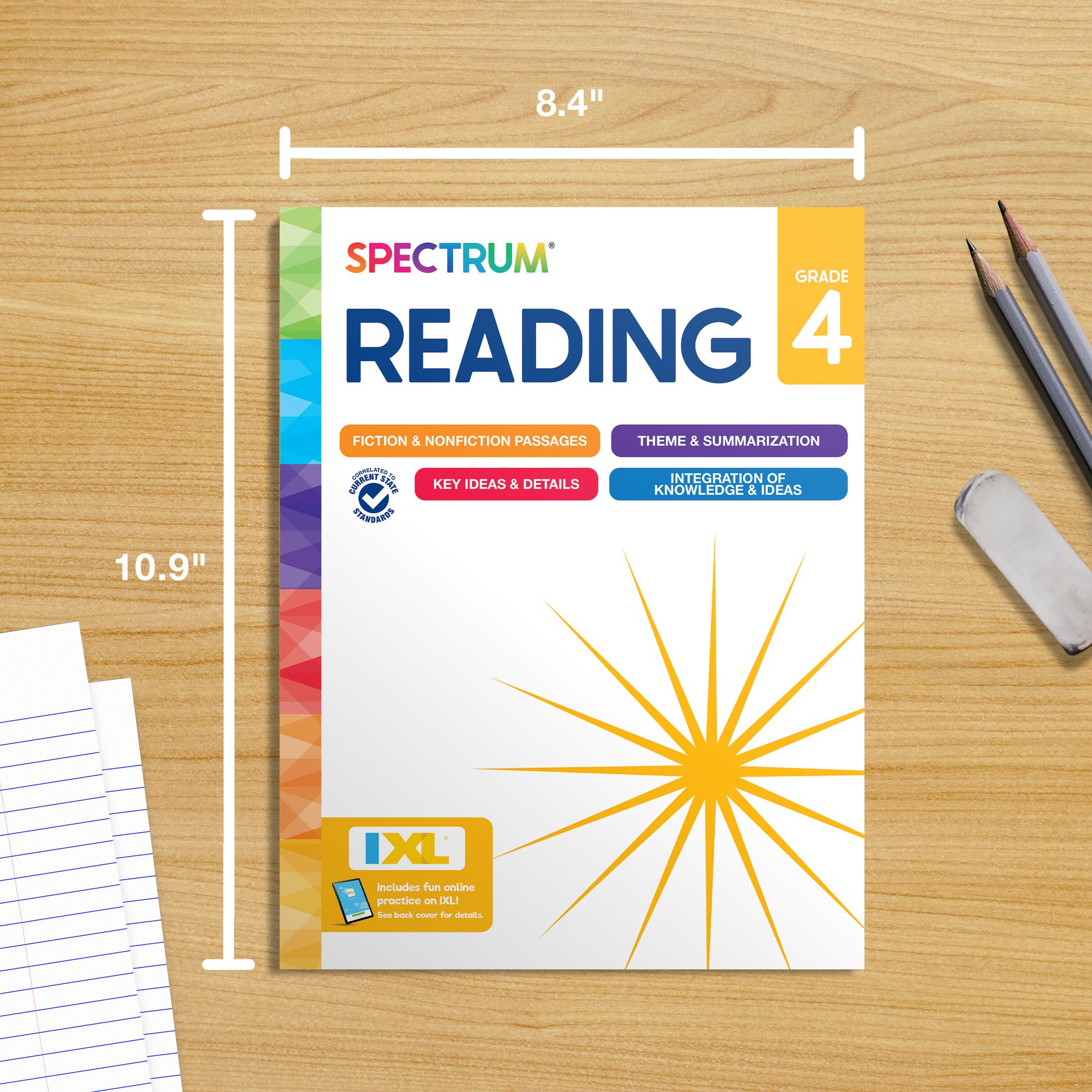 Spectrum Reading Workbook, Grade 4