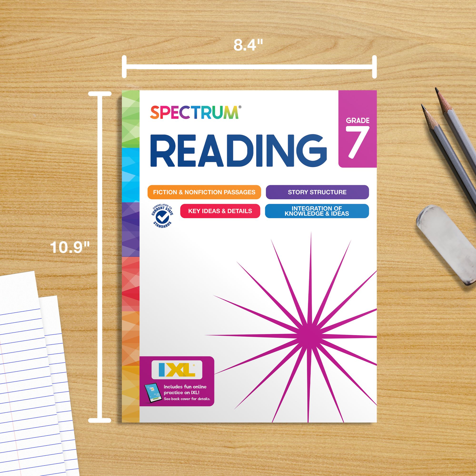 Spectrum Reading Workbook, Grade 7