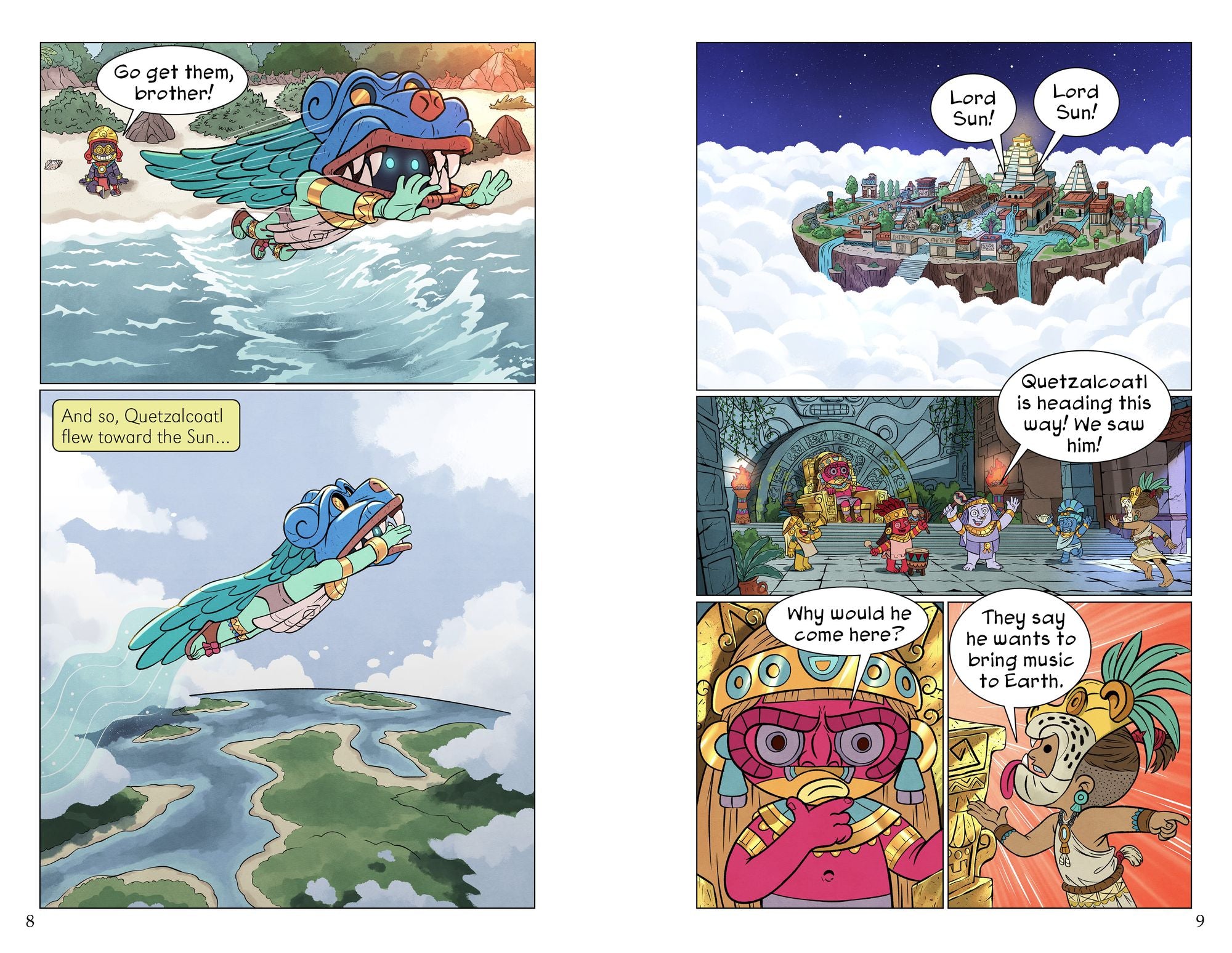 How Music Came to the World: A Mexican Graphic Folktale