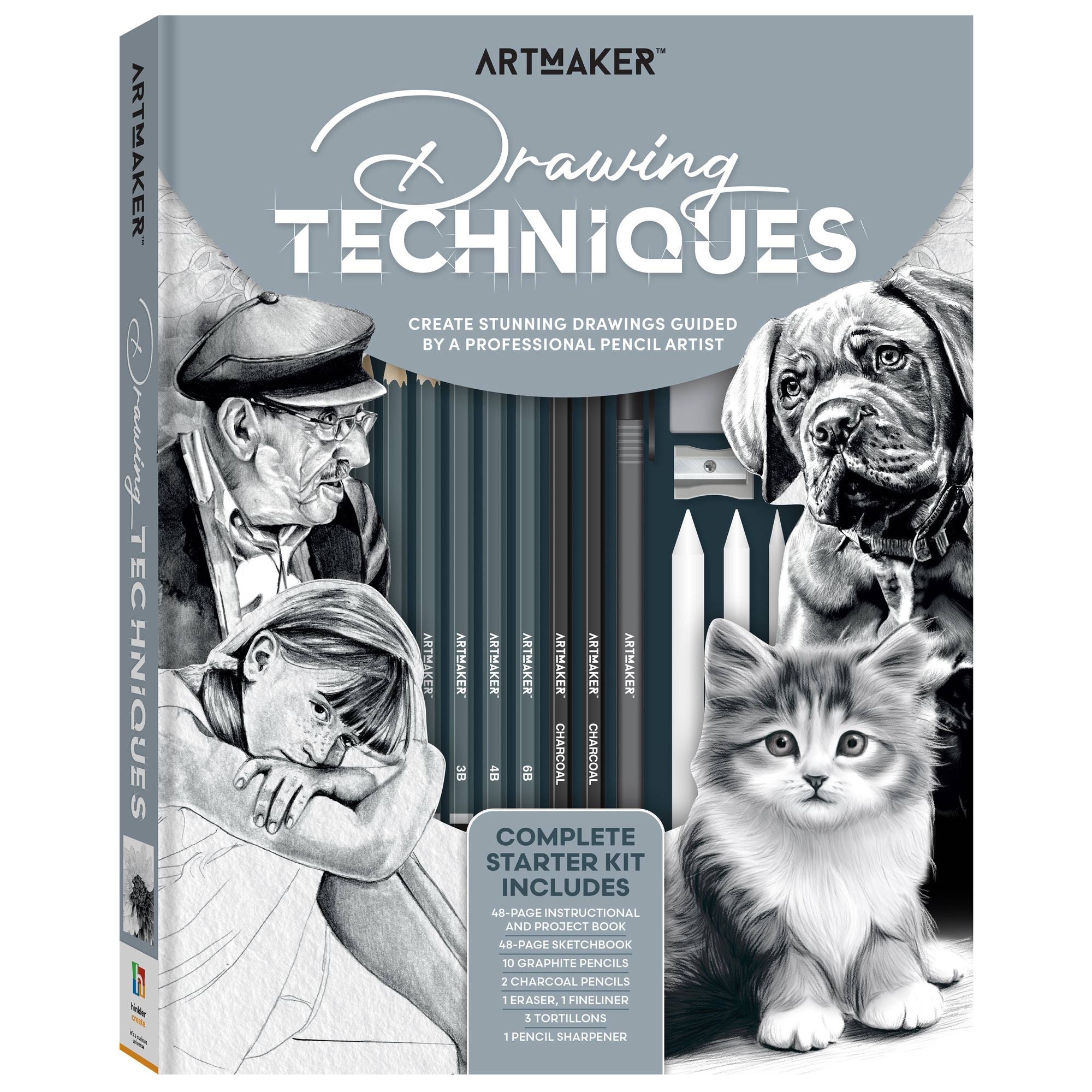 Art Maker Studio Kit - Drawing Techniques