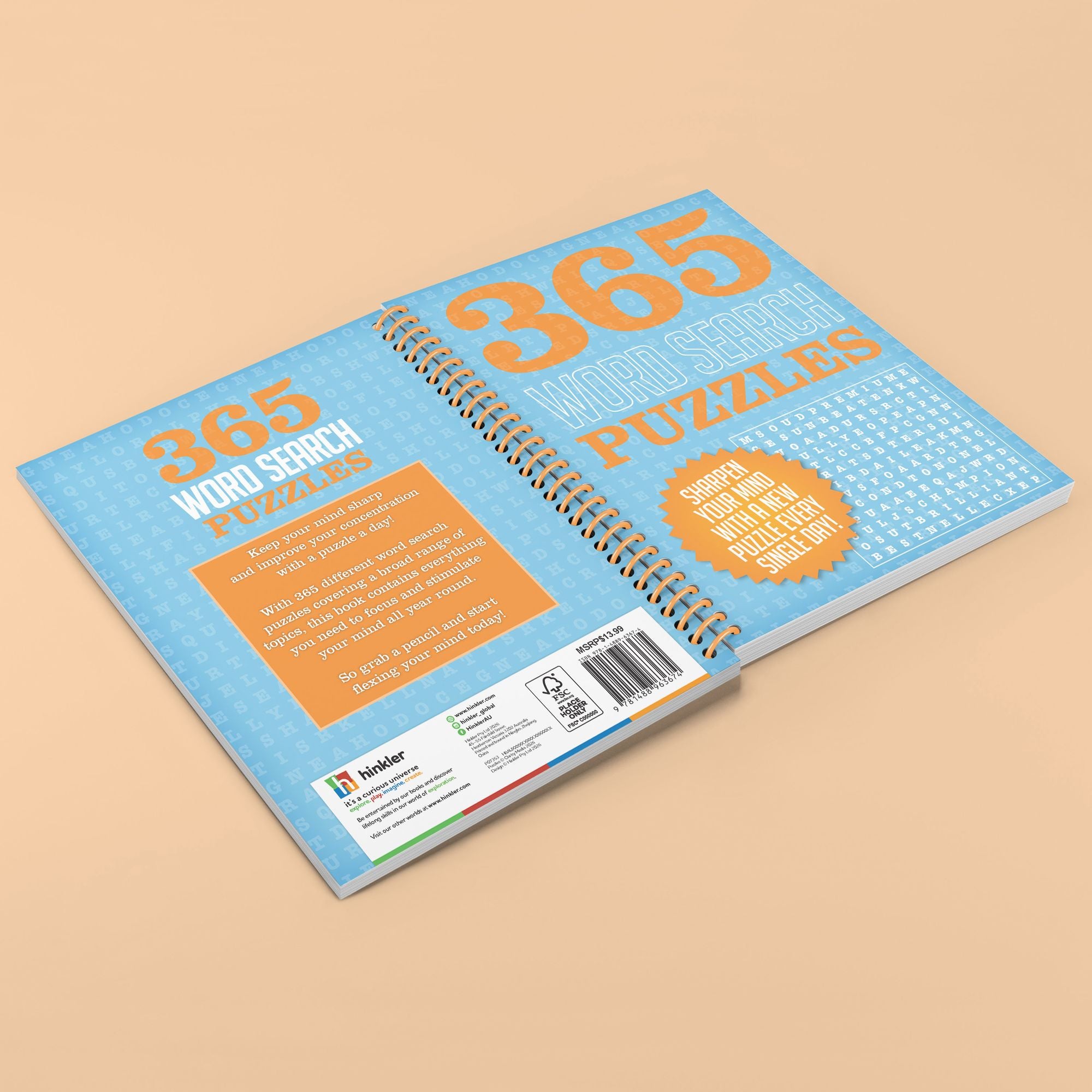 365 Puzzles Word Search 26'