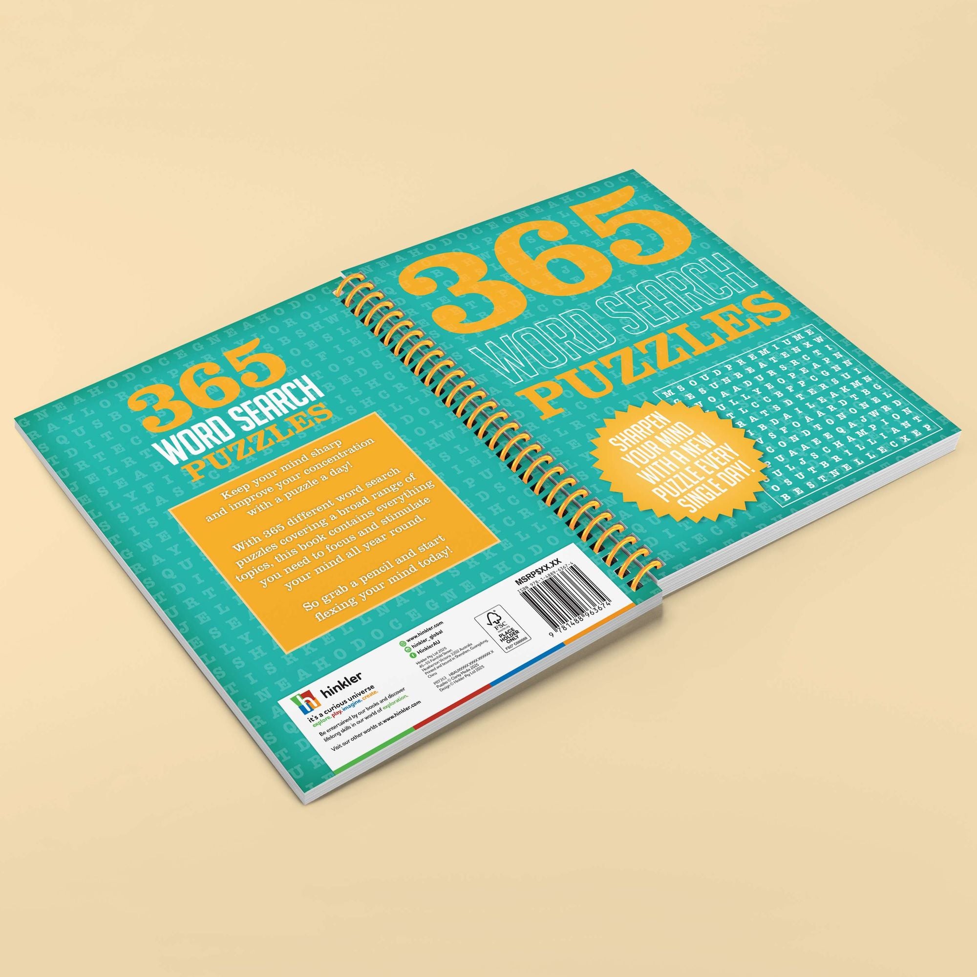 365 Puzzles Word Search 26'