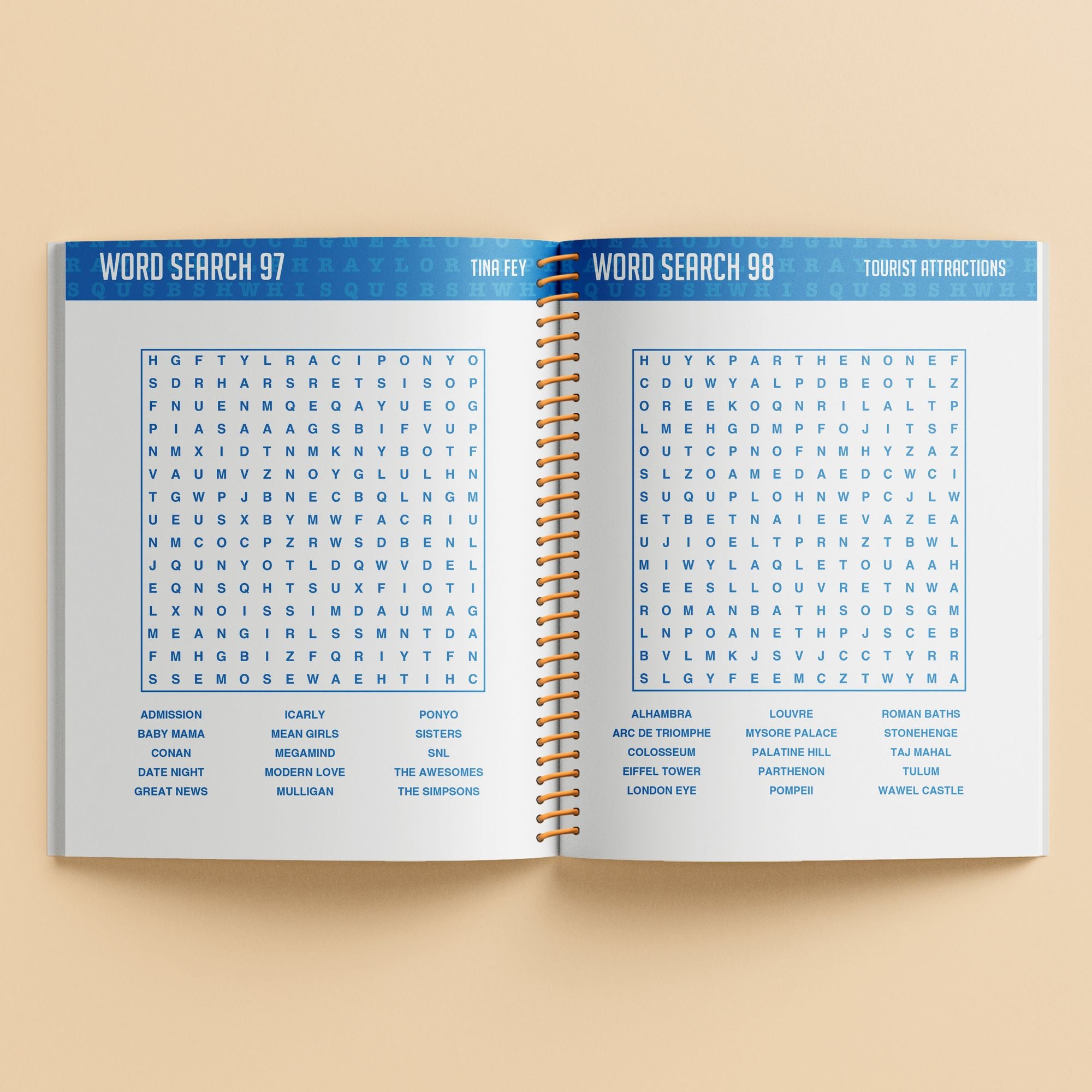 365 Puzzles Word Search 26'