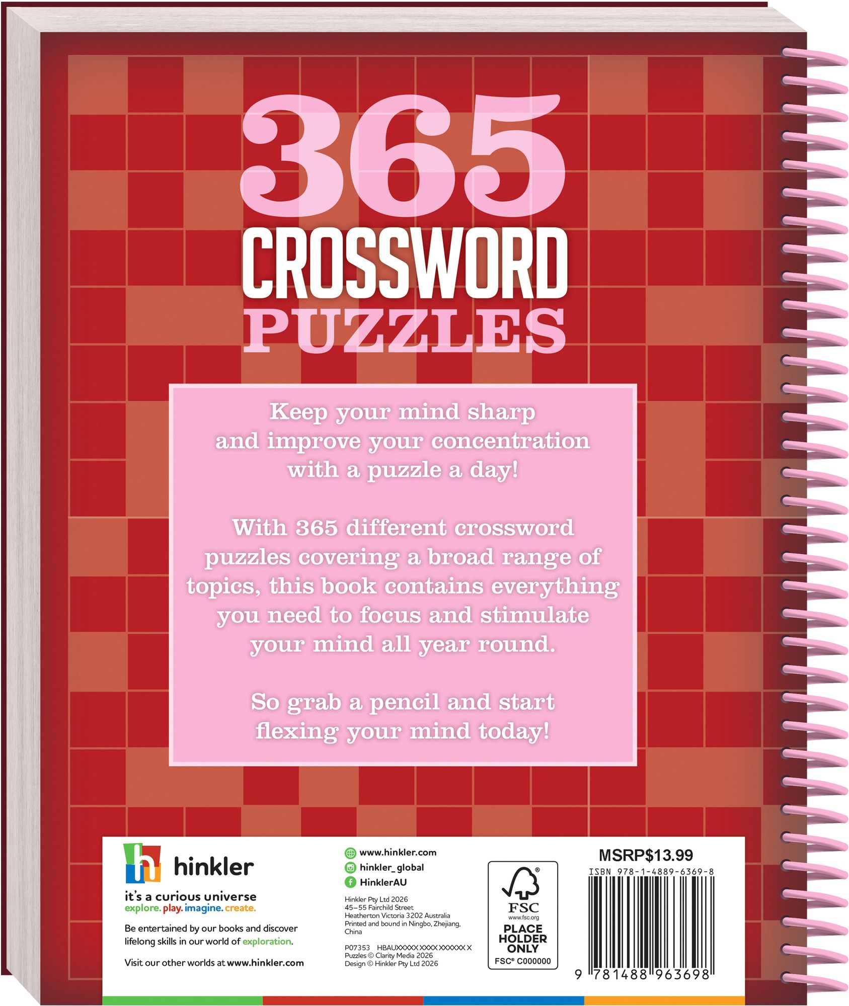 365 Puzzles Crosswords 26'