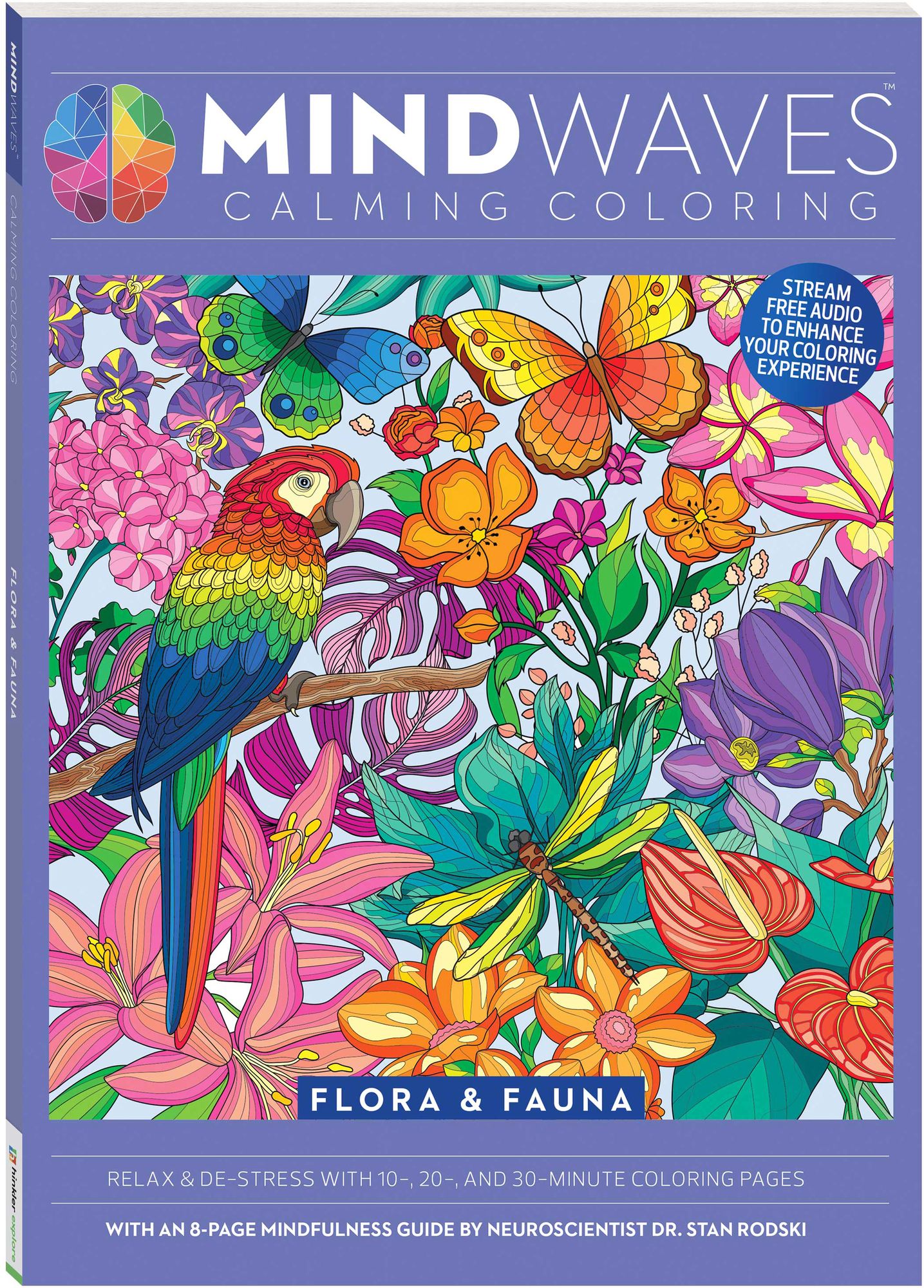 Mindwaves Coloring - Flora & Fauna