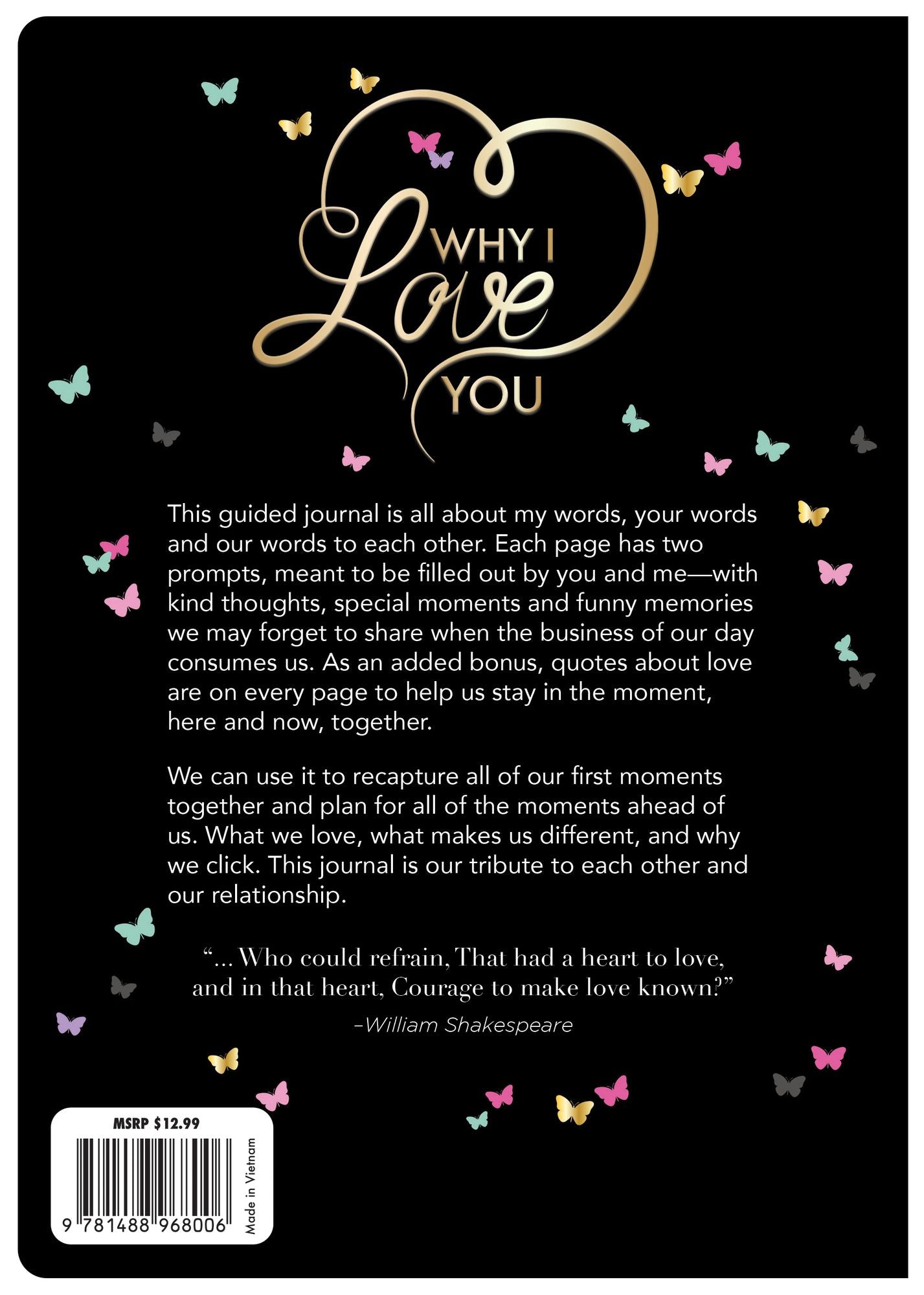 Why I Love You Journal